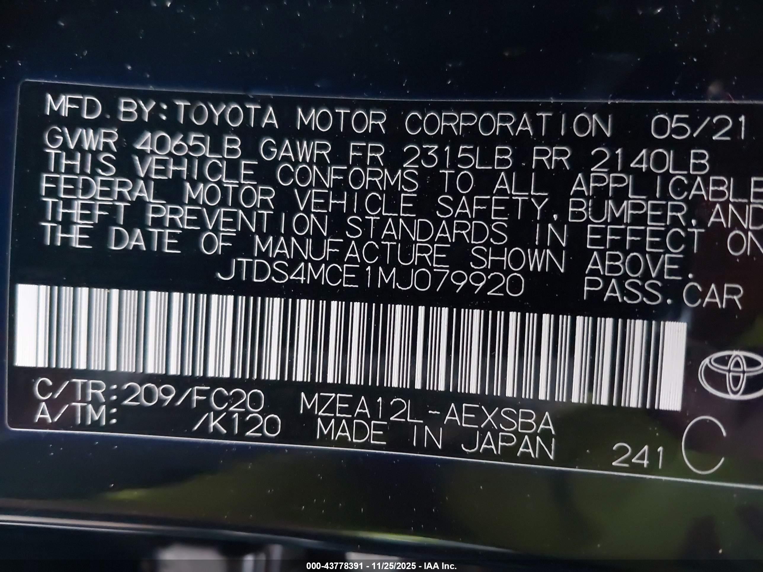 TOYOTA COROLLA image 9