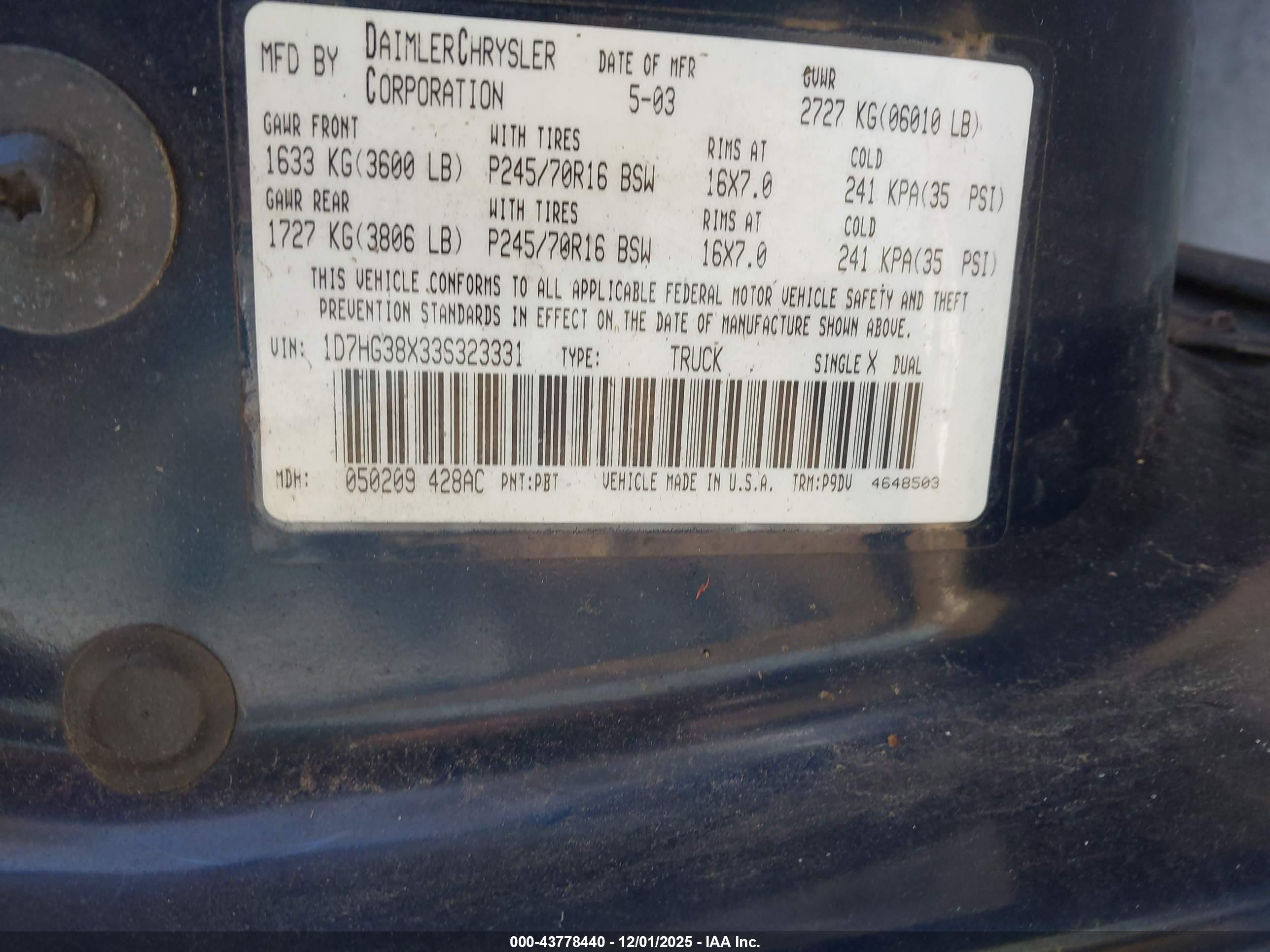 DODGE DAKOTA image 9