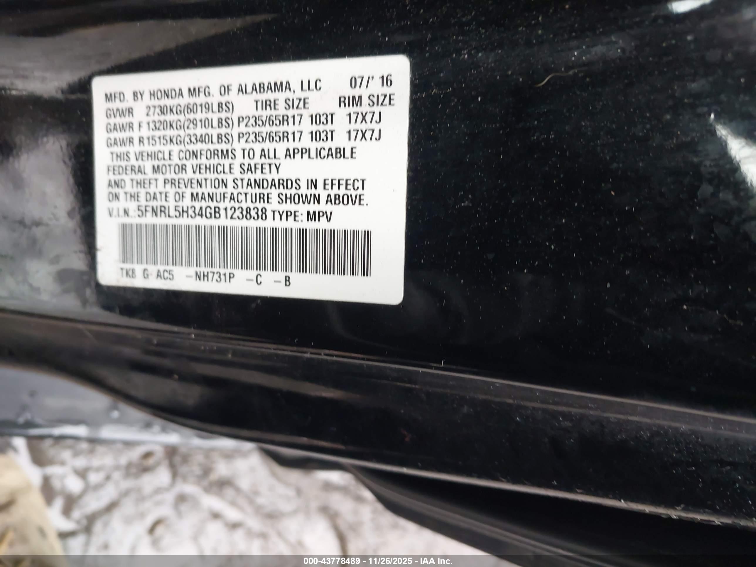 HONDA ODYSSEY image 9