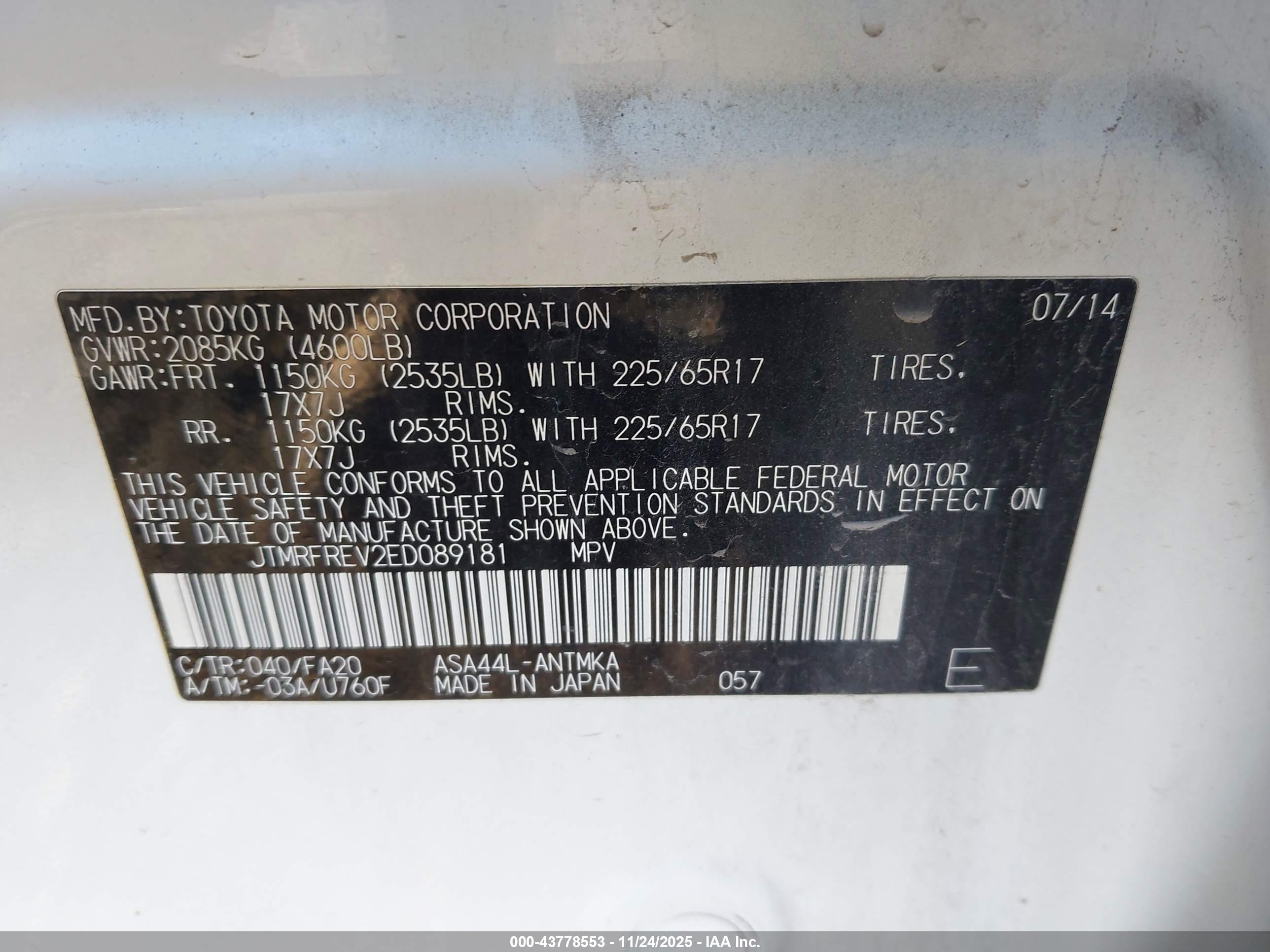 TOYOTA RAV4 image 9