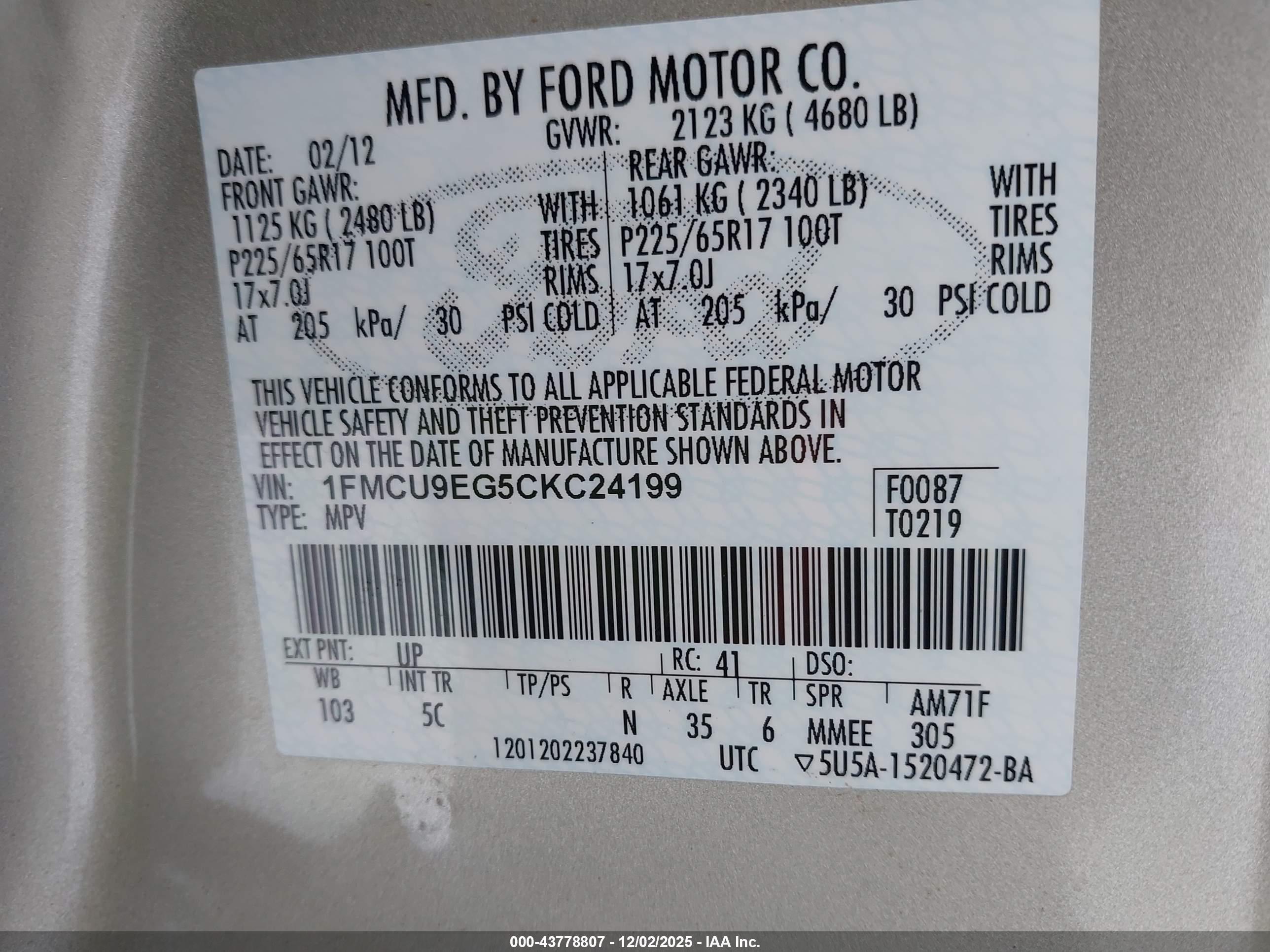 FORD ESCAPE image 9
