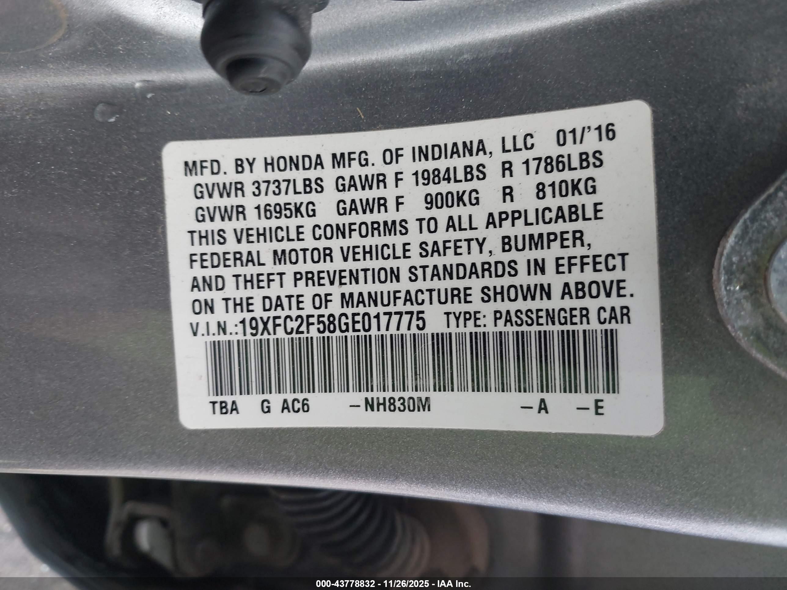 HONDA CIVIC image 9