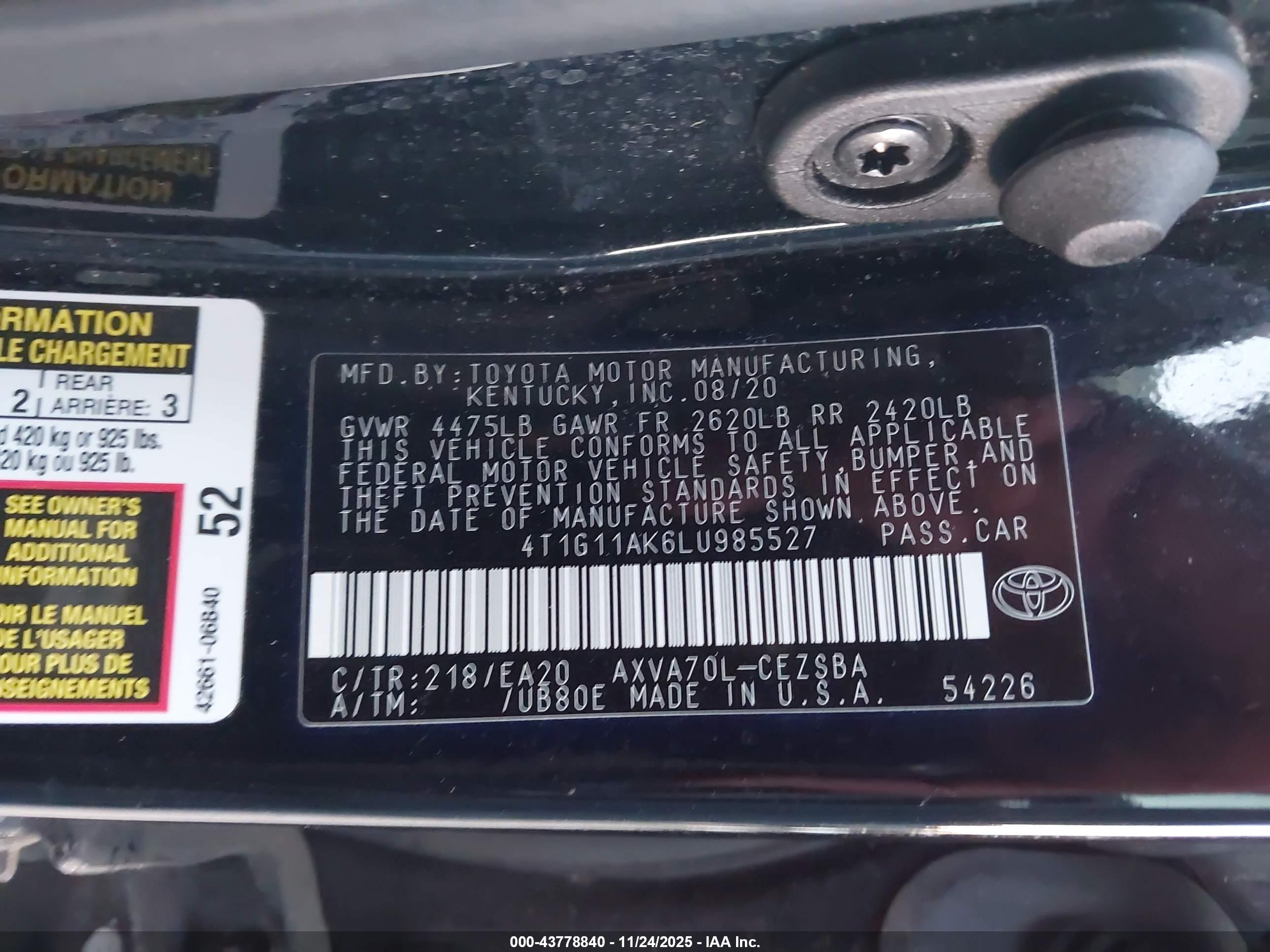 TOYOTA CAMRY image 9
