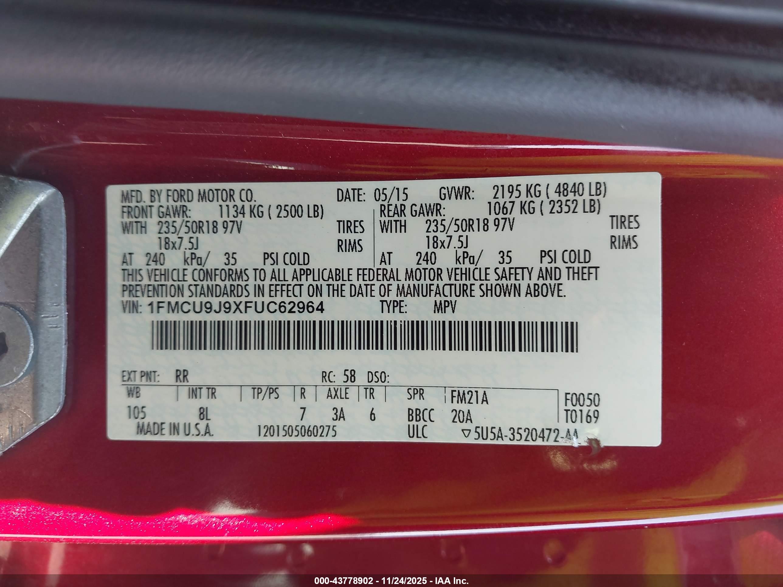 FORD ESCAPE image 9