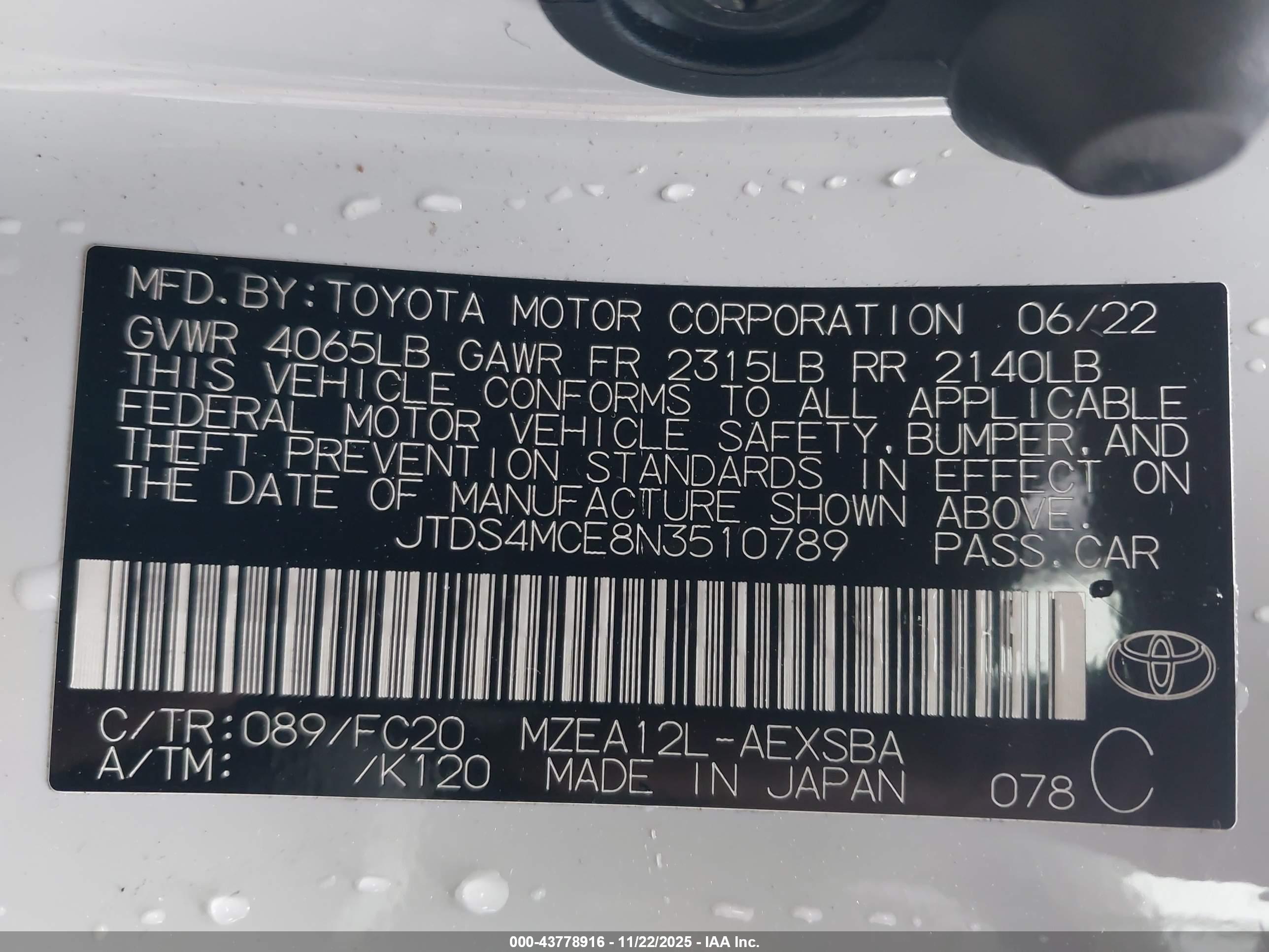 TOYOTA COROLLA image 9
