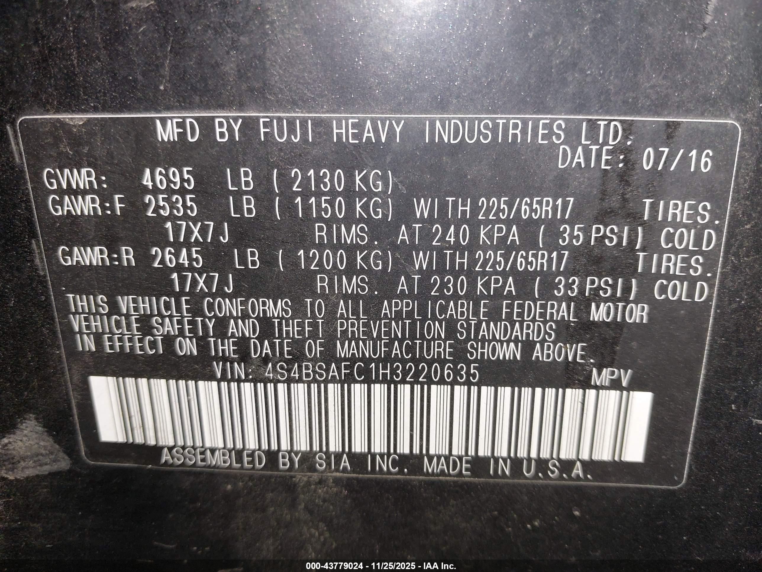SUBARU OUTBACK image 9