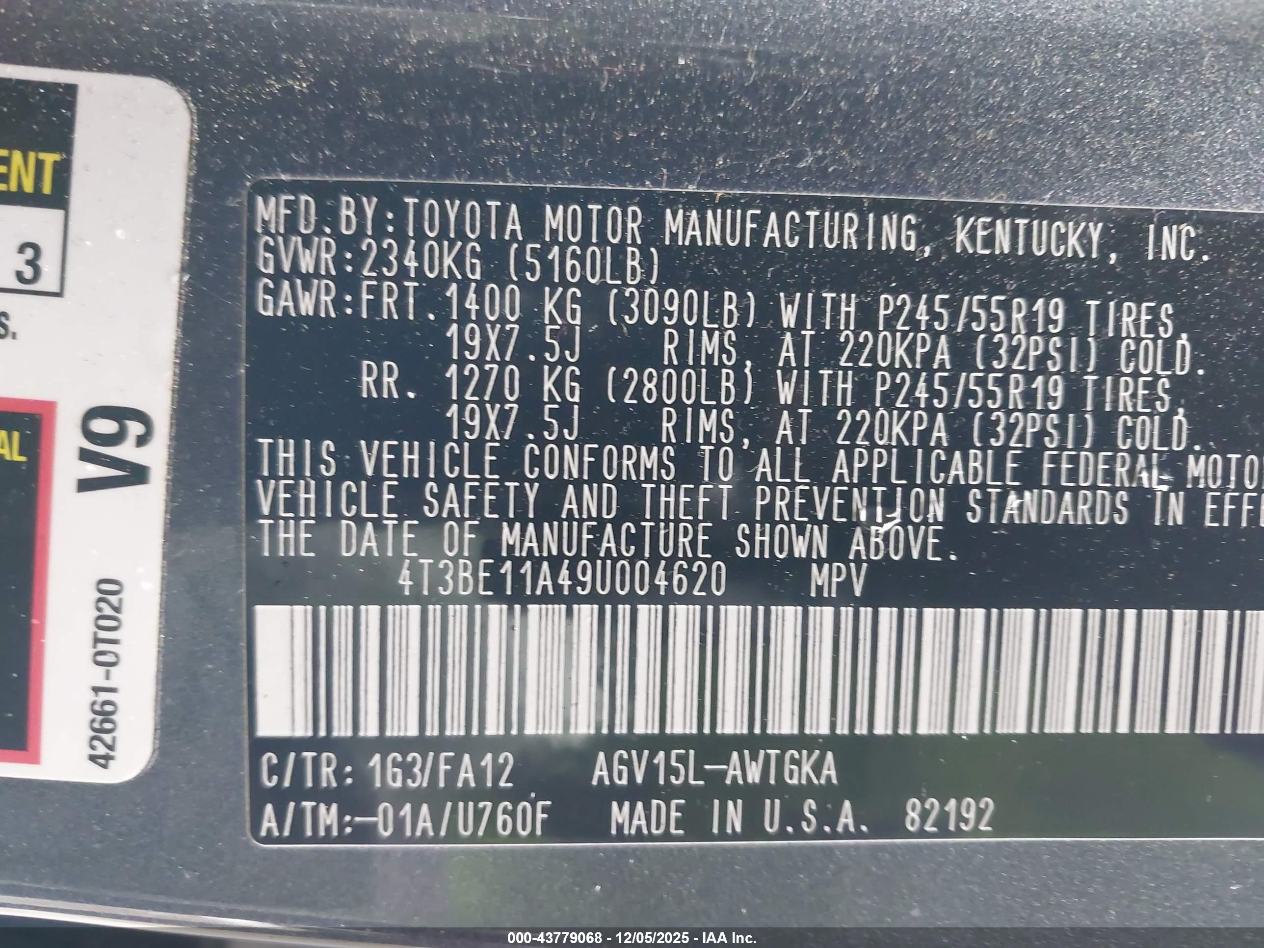 TOYOTA VENZA image 9