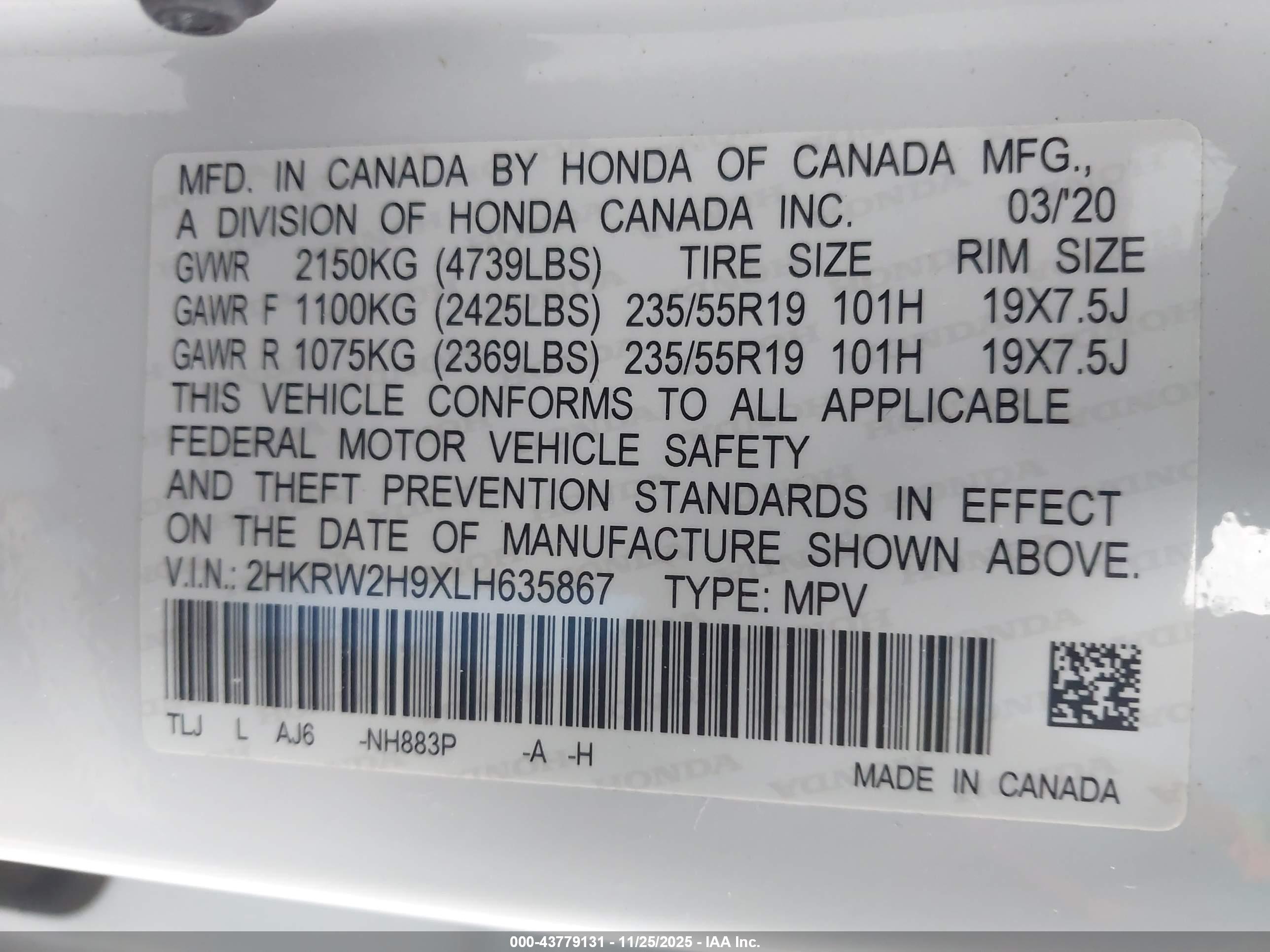 HONDA CR-V image 9