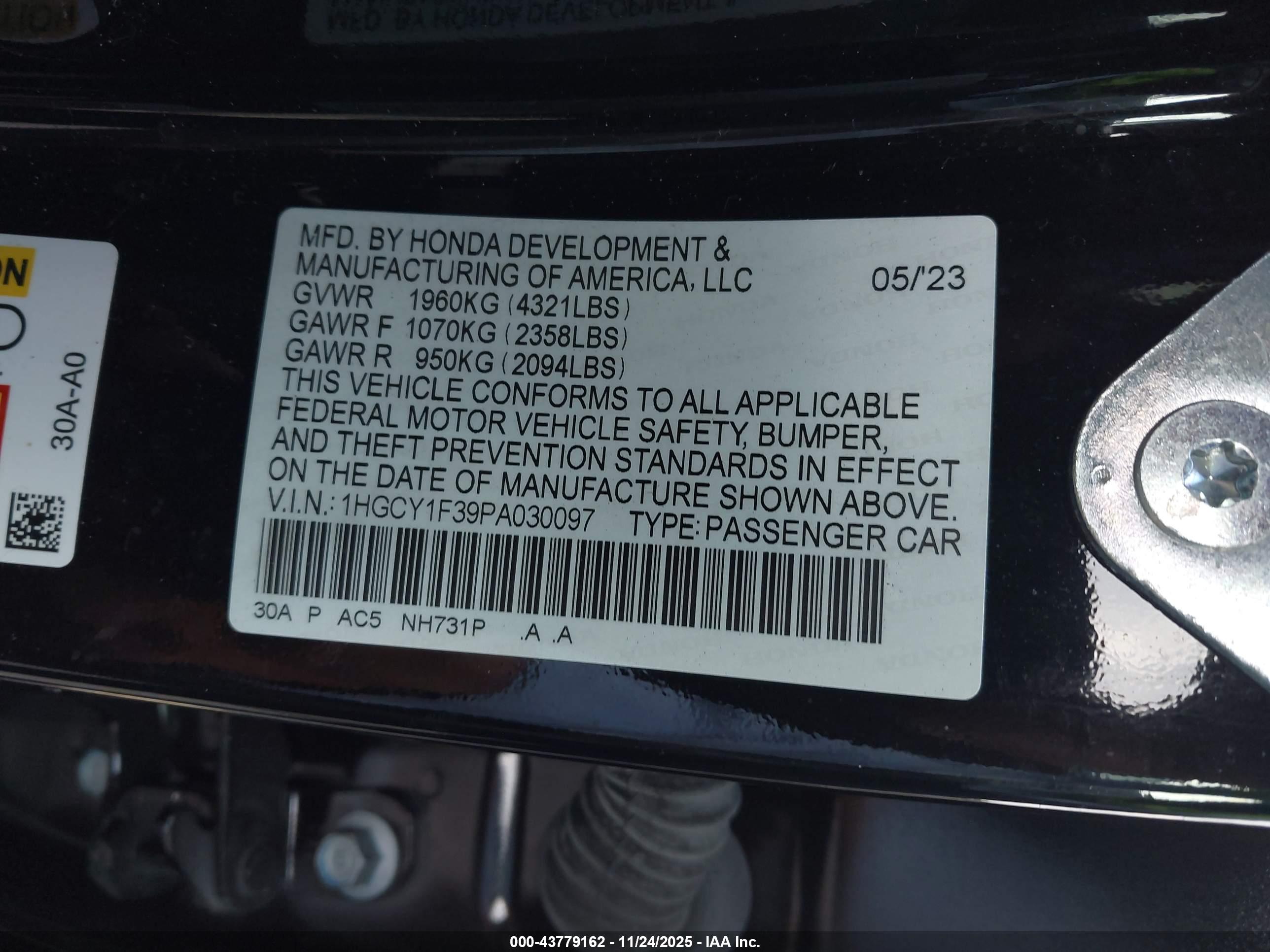 HONDA ACCORD image 9