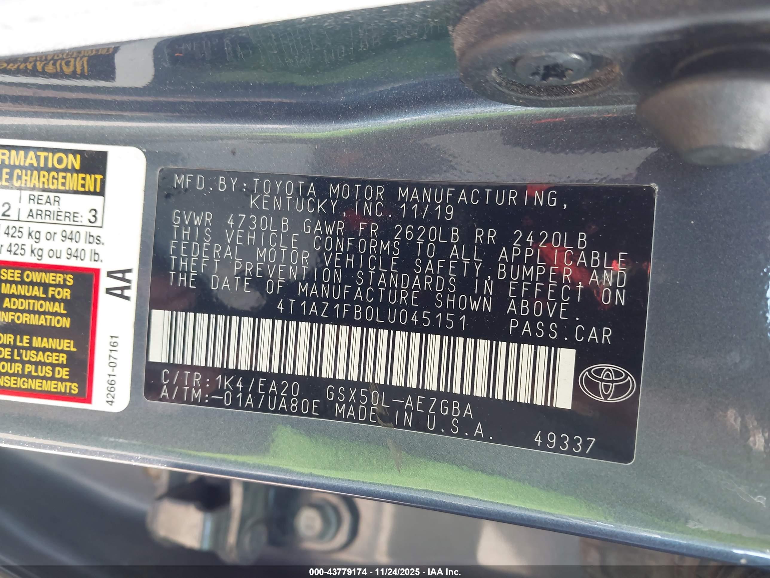 TOYOTA AVALON image 9