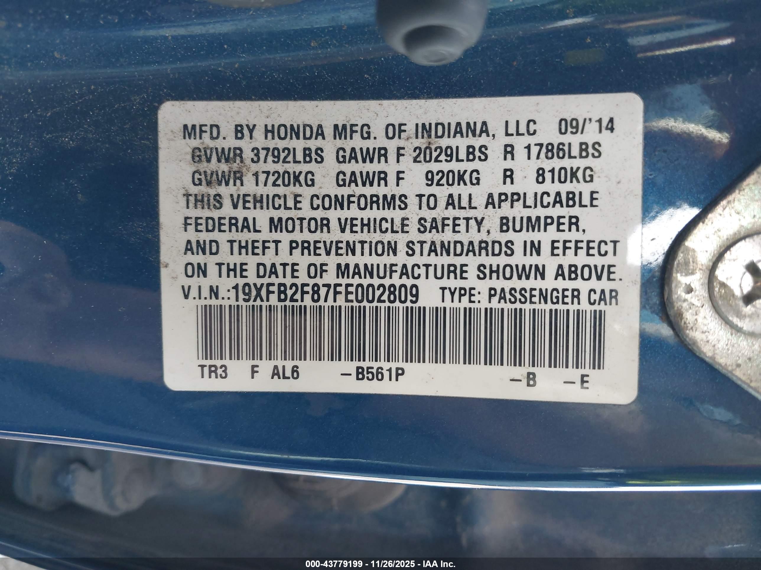 HONDA CIVIC image 9