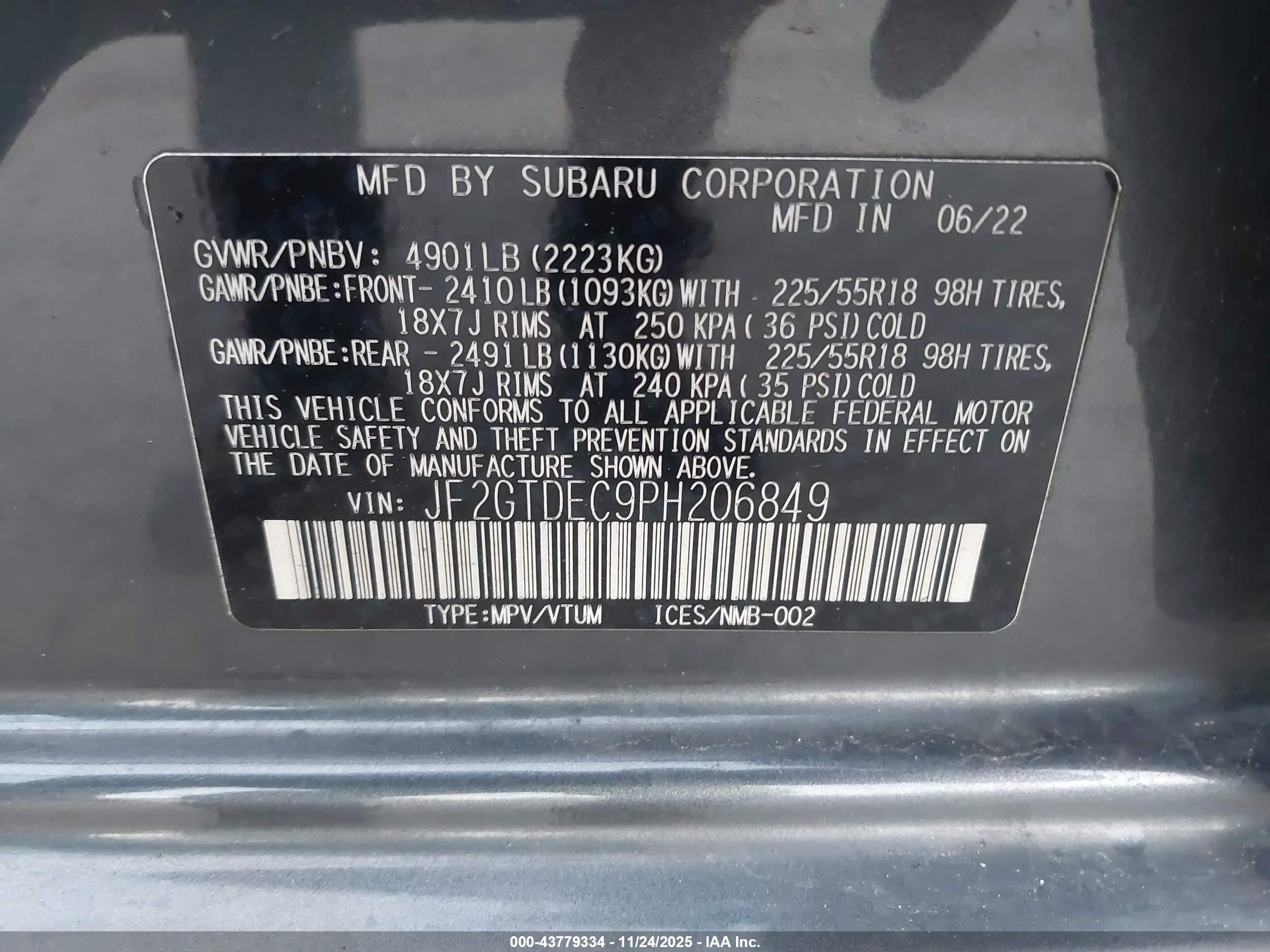 SUBARU CROSSTREK image 9