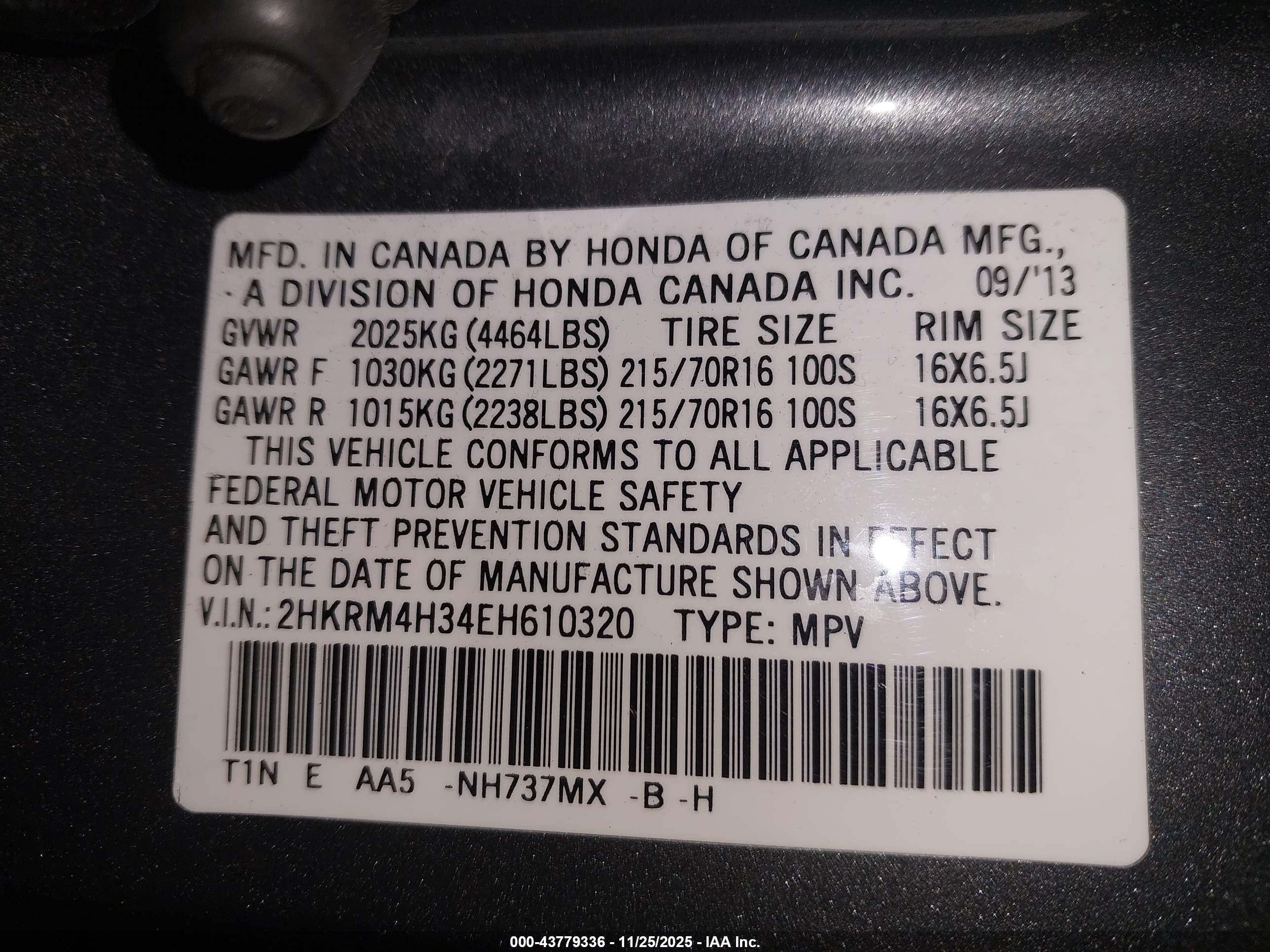 HONDA CR-V image 9