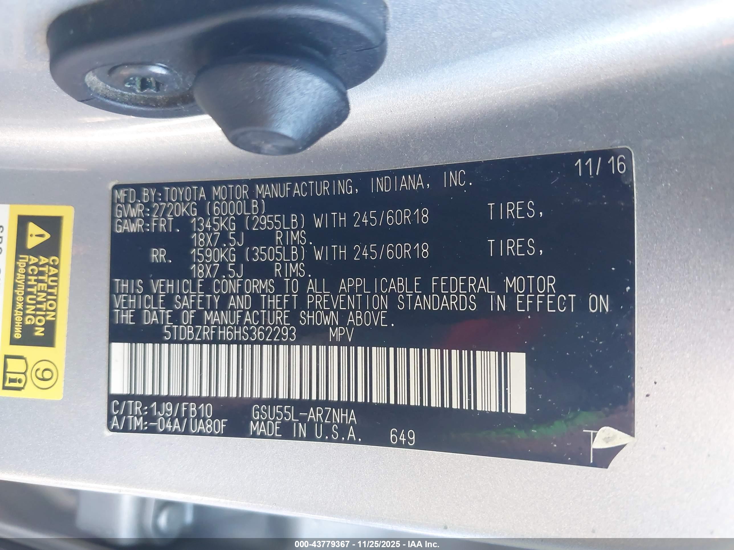 TOYOTA HIGHLANDER image 9