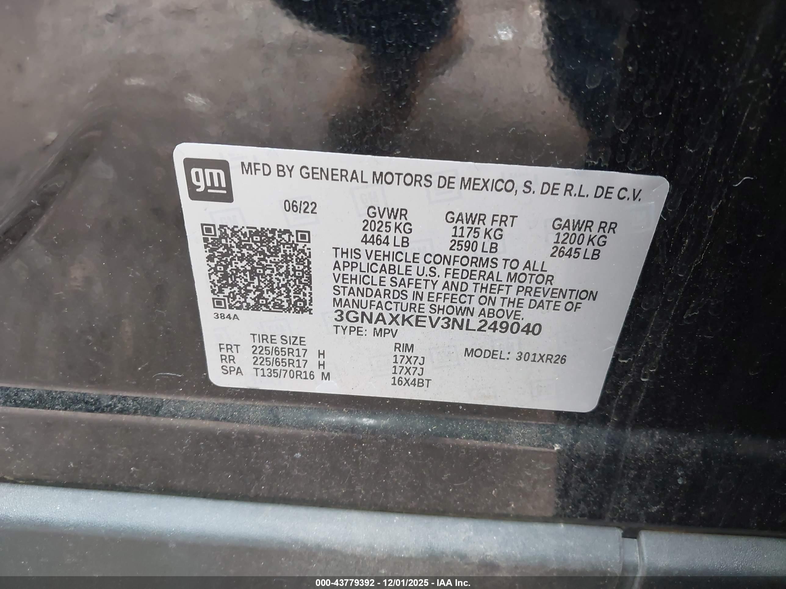 CHEVROLET EQUINOX image 9