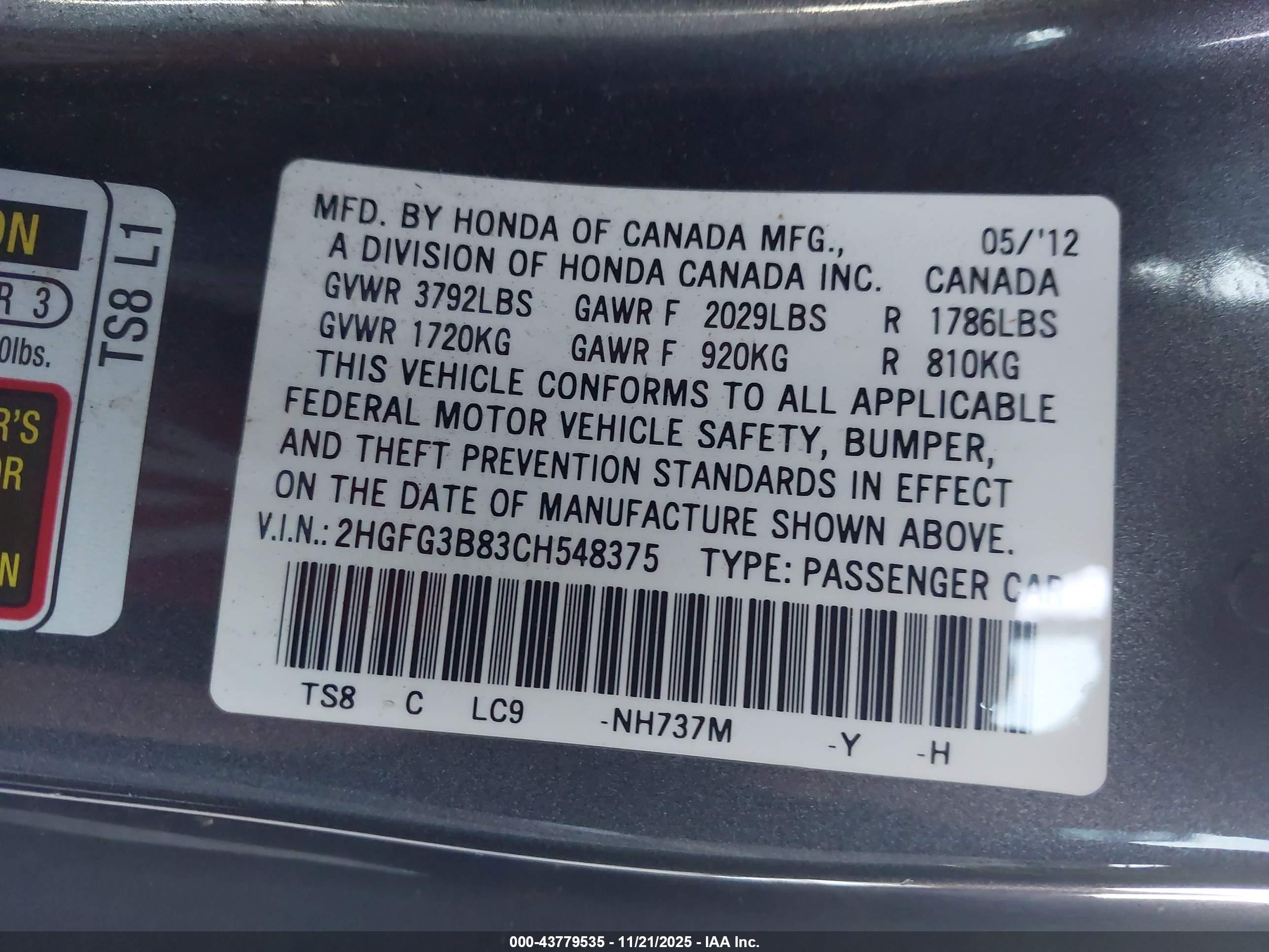HONDA CIVIC image 9