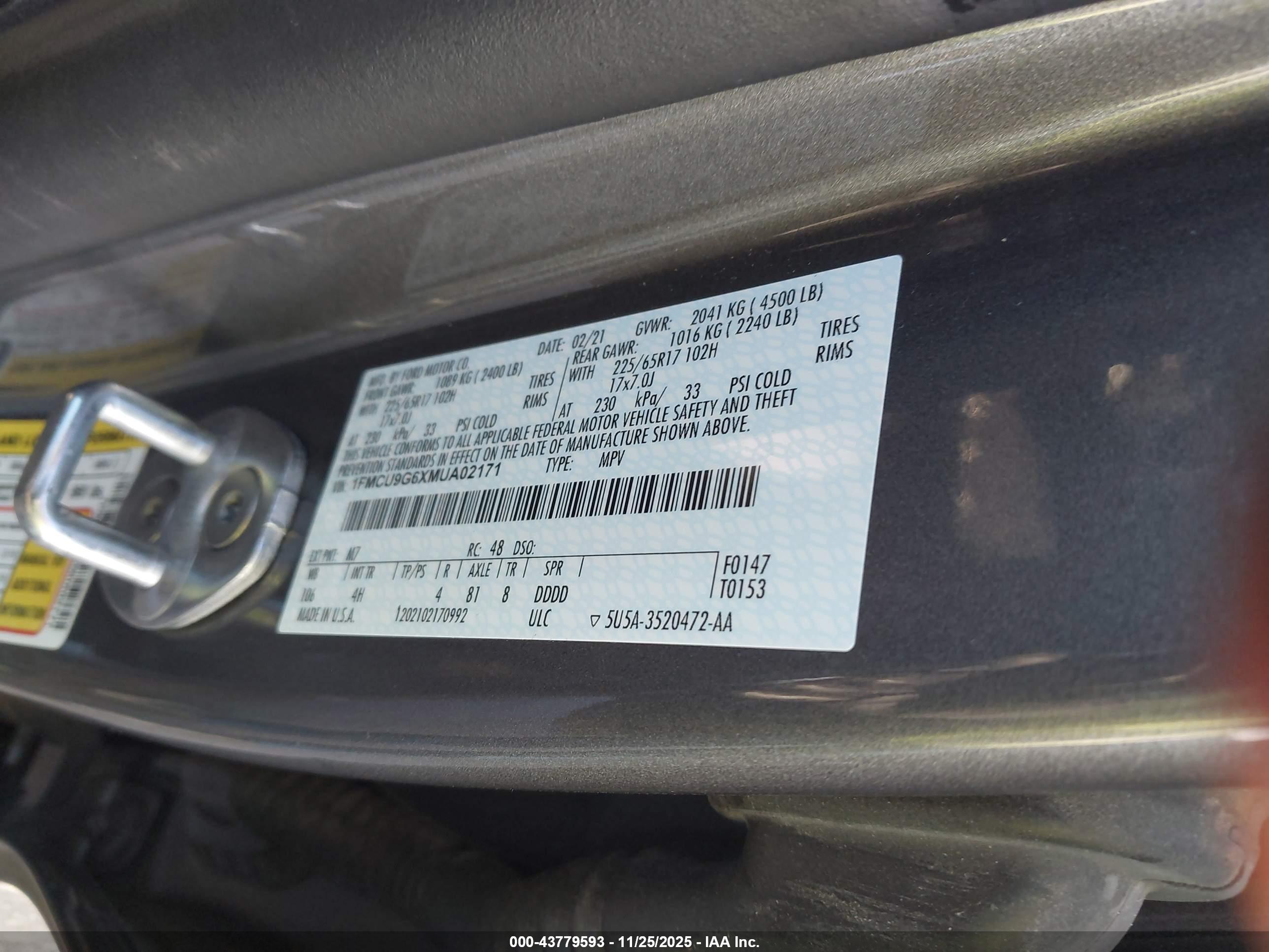 FORD ESCAPE image 9