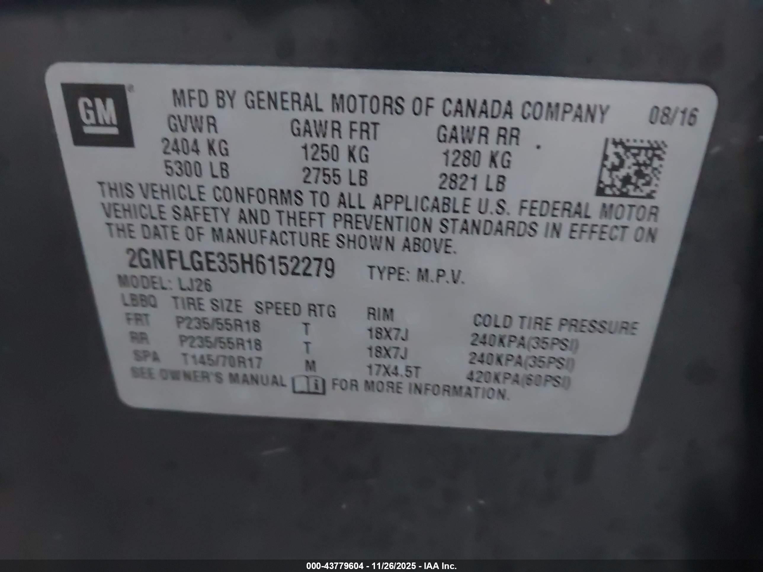 CHEVROLET EQUINOX image 9