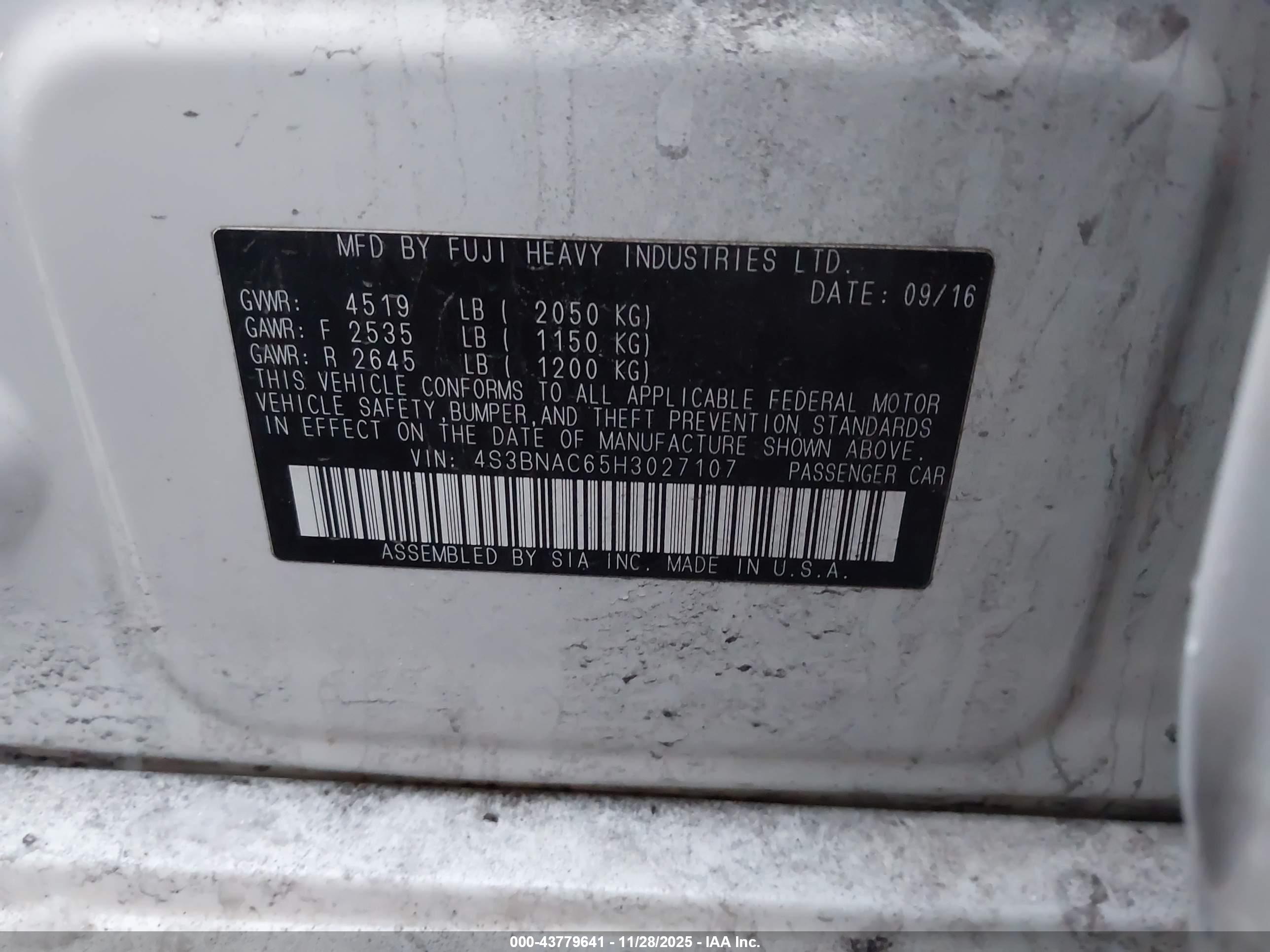 SUBARU LEGACY image 9