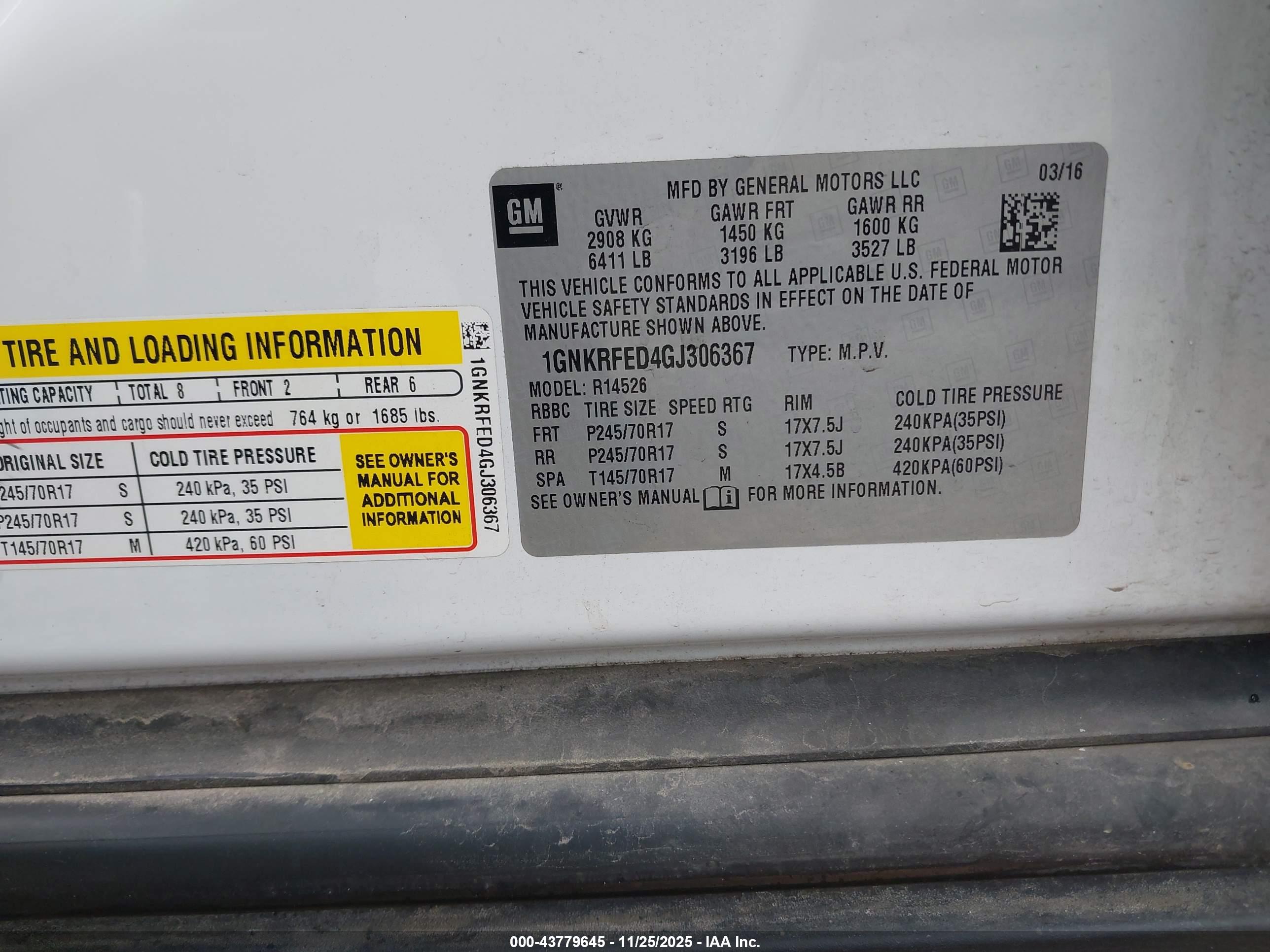 CHEVROLET TRAVERSE image 9
