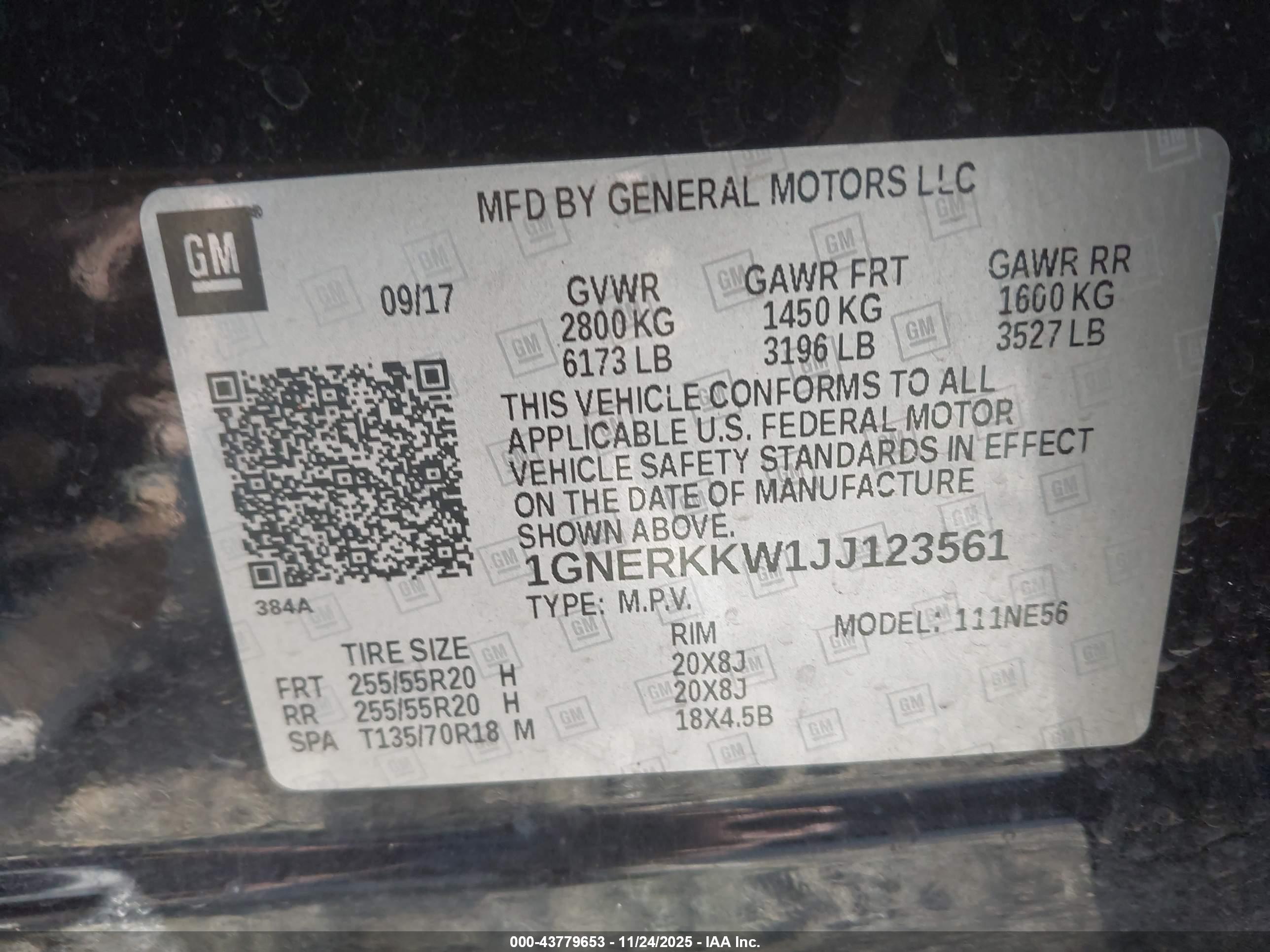 CHEVROLET TRAVERSE image 9