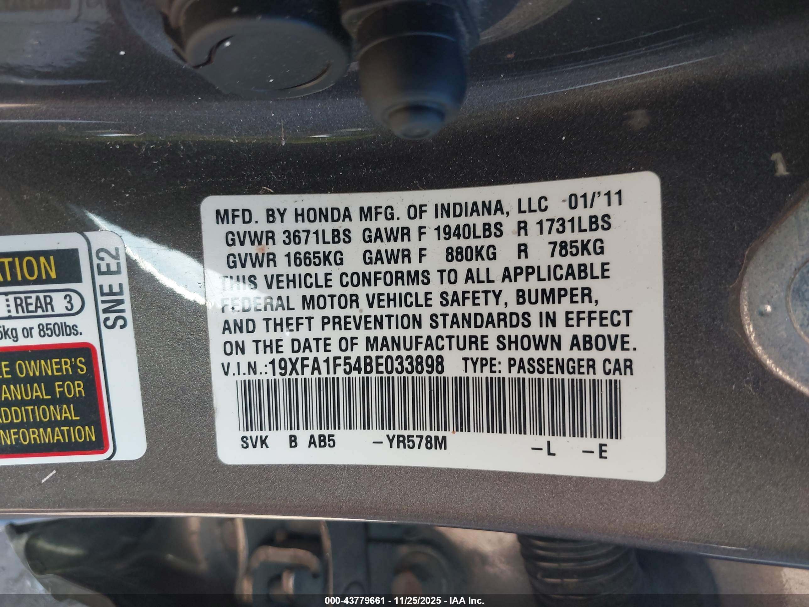HONDA CIVIC image 9