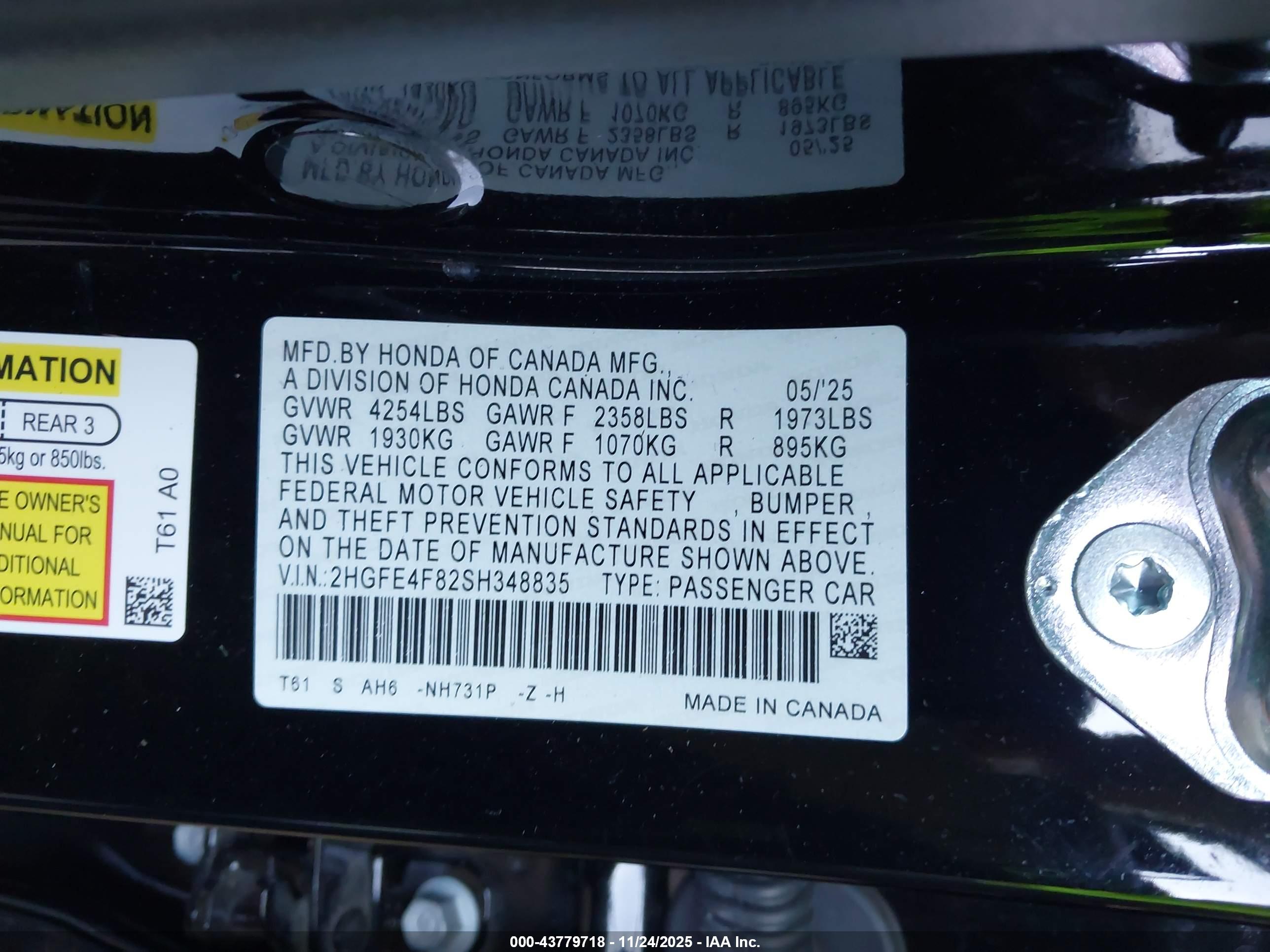 HONDA CIVIC image 9