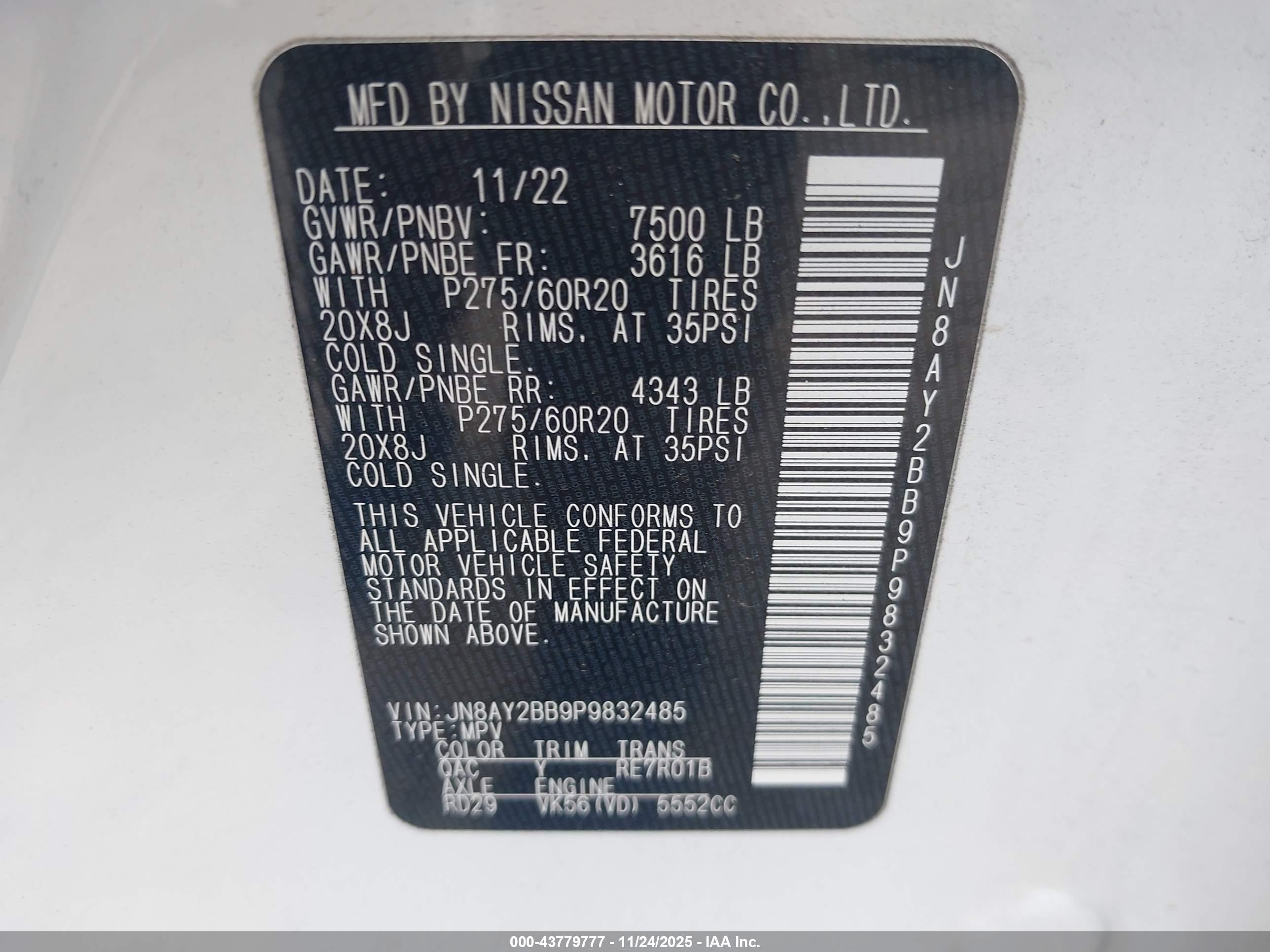NISSAN ARMADA image 9