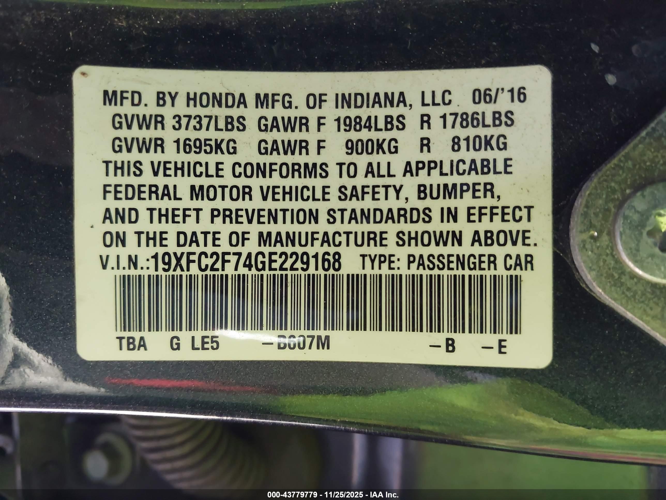 HONDA CIVIC image 9