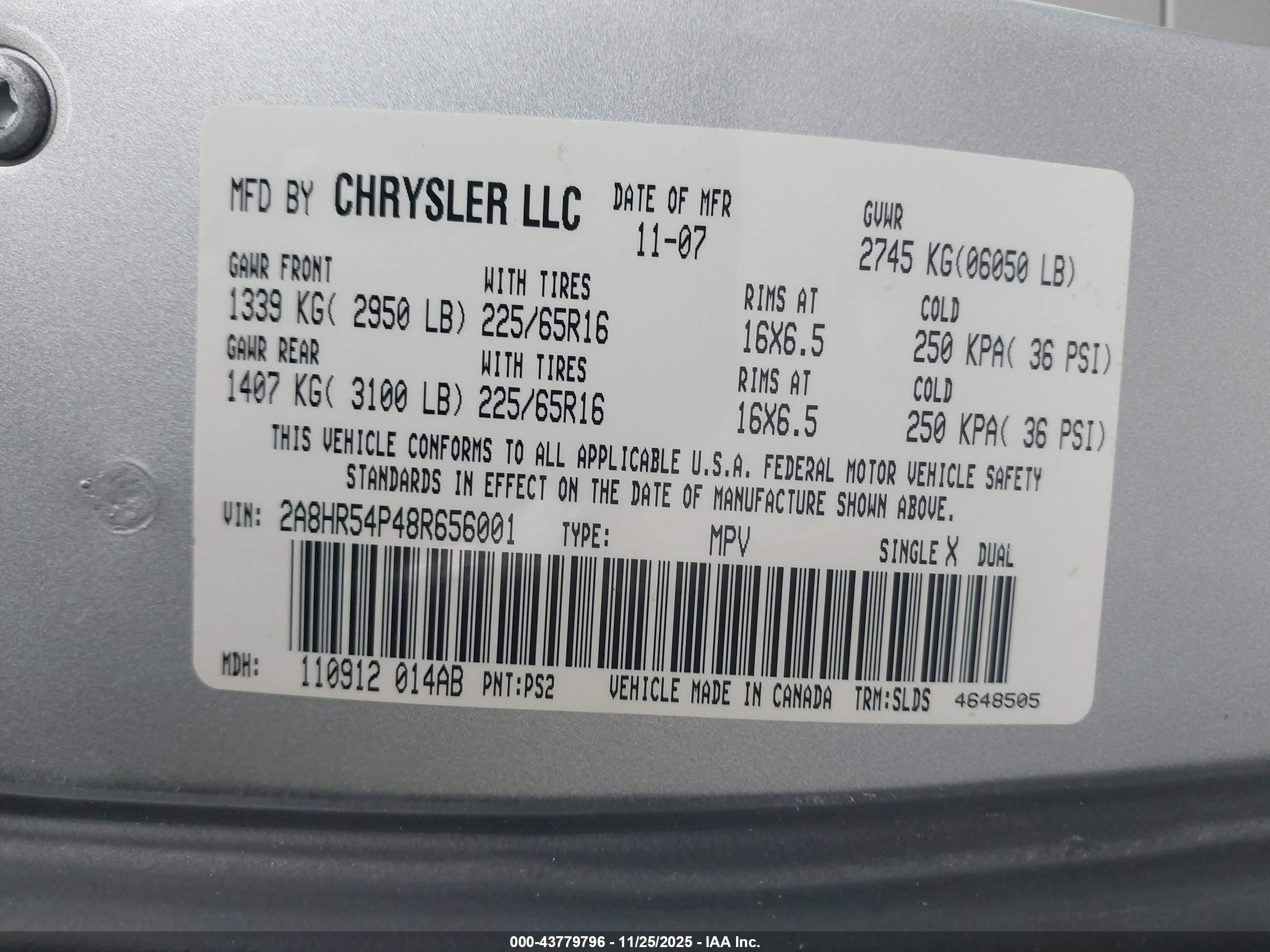 CHRYSLER TOWN image 9