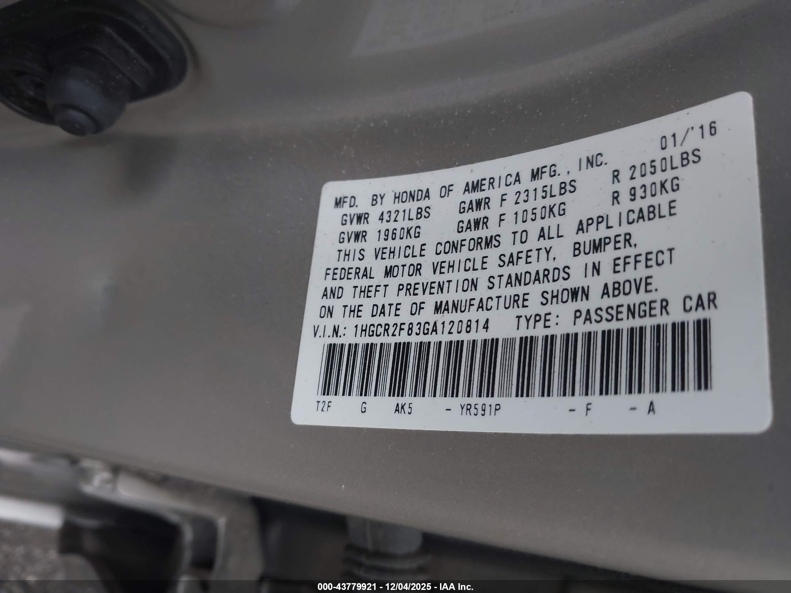 HONDA ACCORD image 9