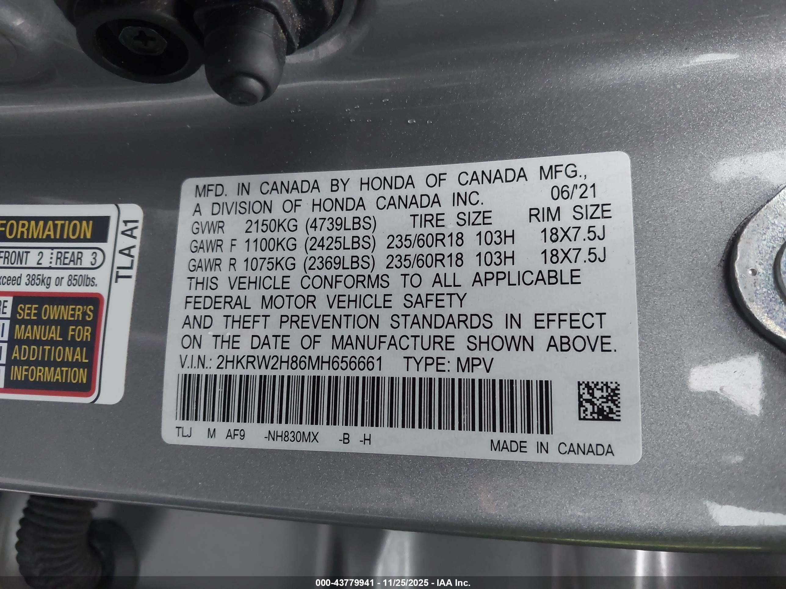 HONDA CR-V image 9