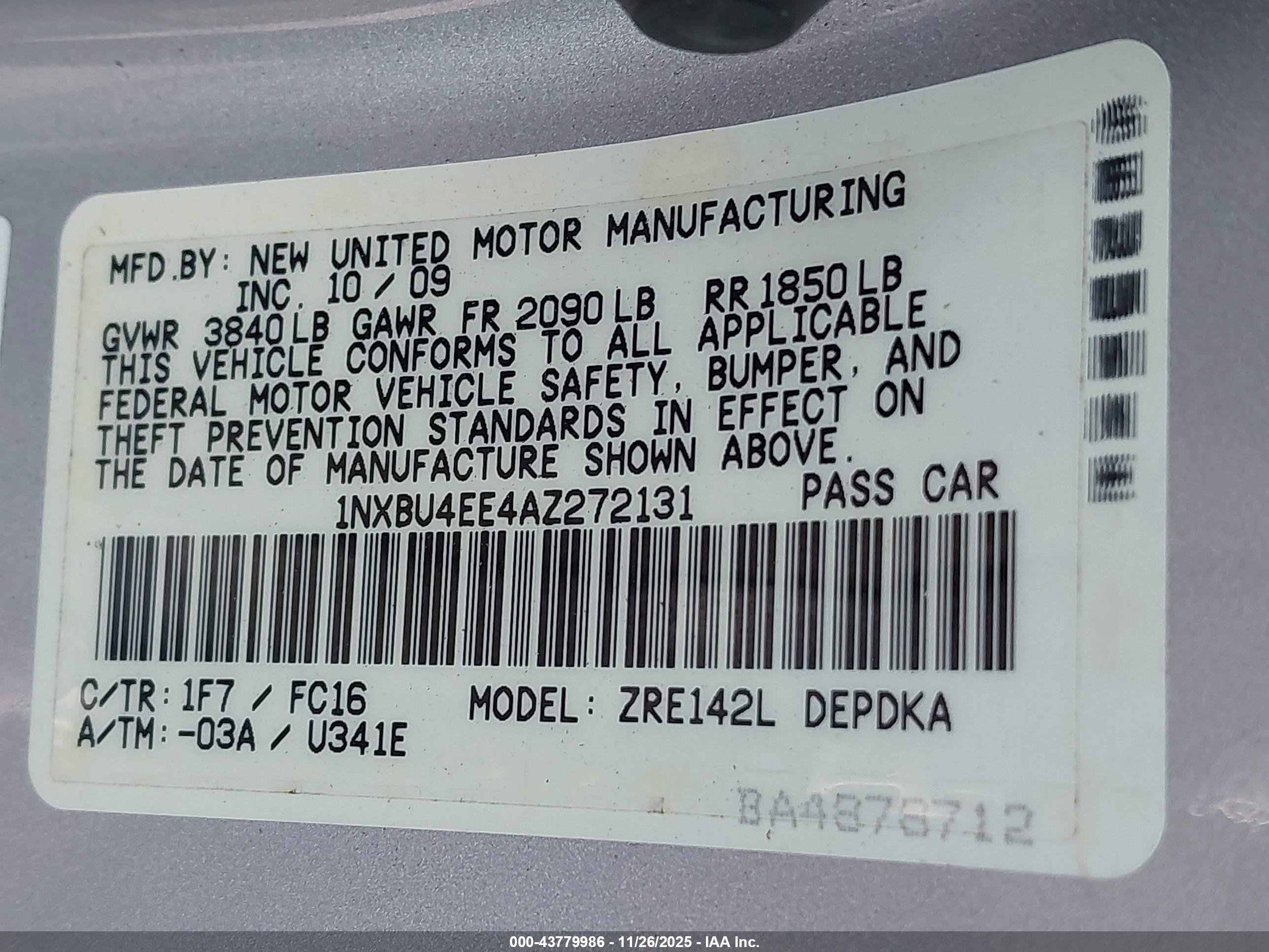 TOYOTA COROLLA image 9