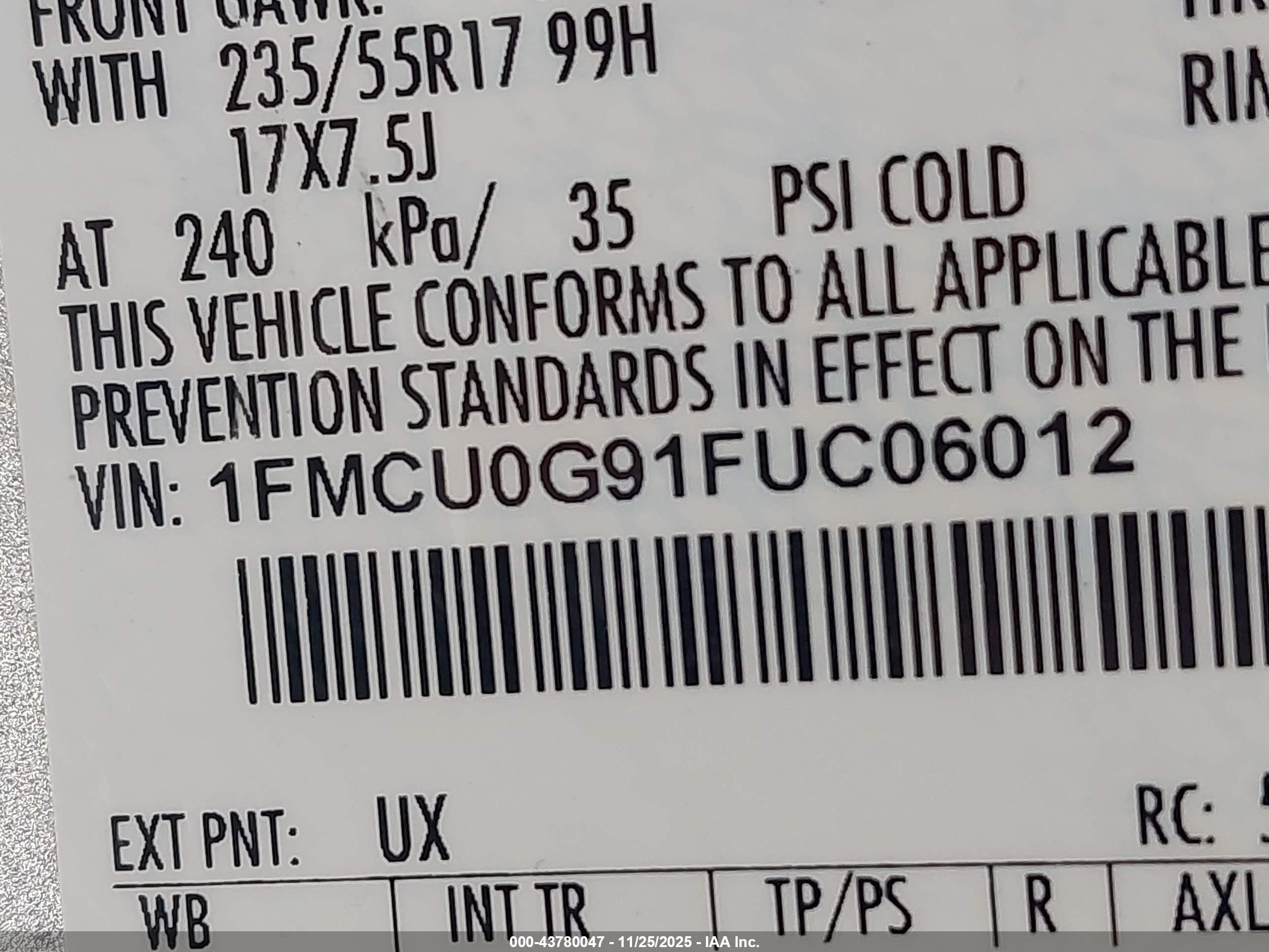 FORD ESCAPE image 9