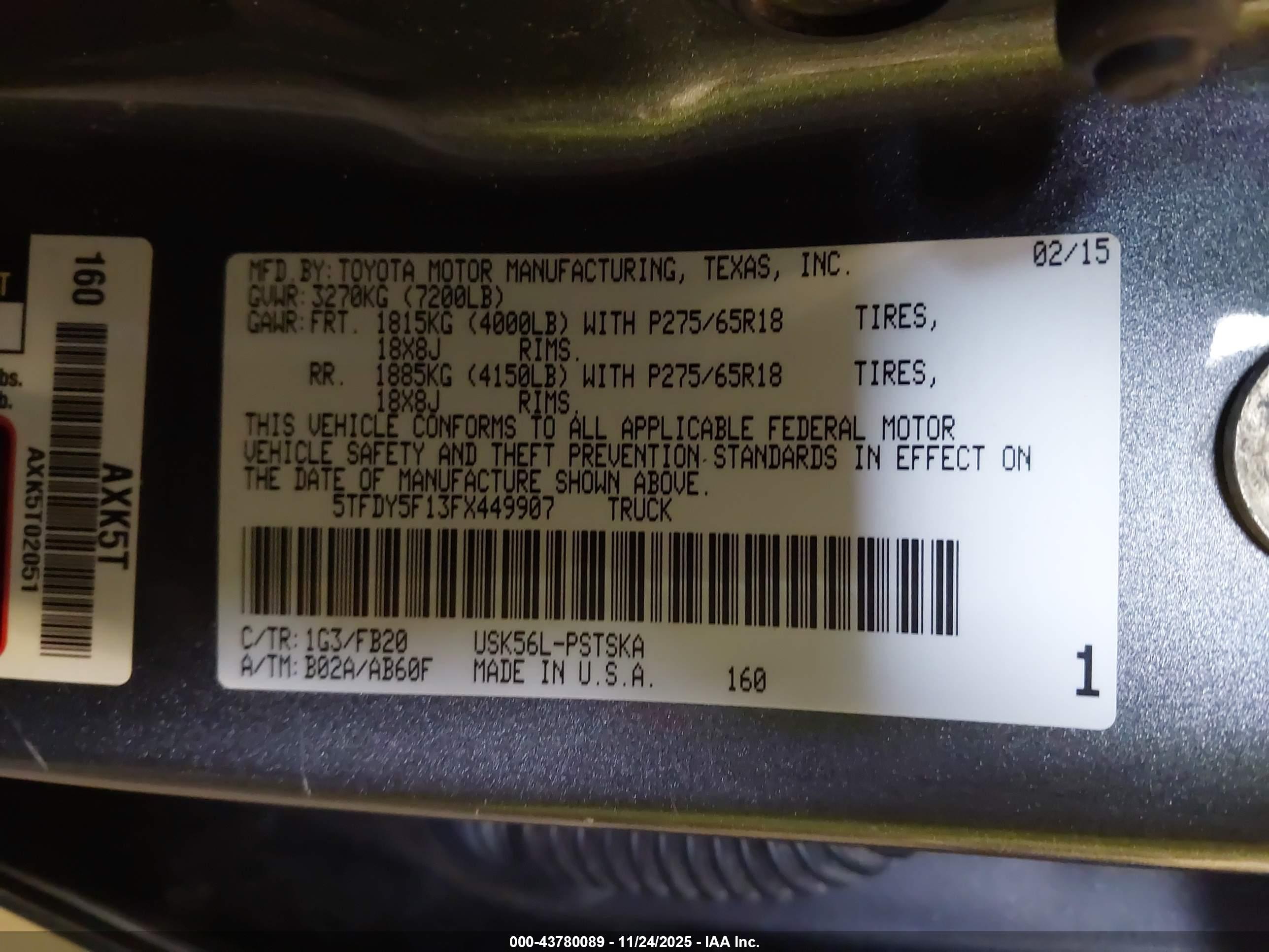 TOYOTA TUNDRA image 9