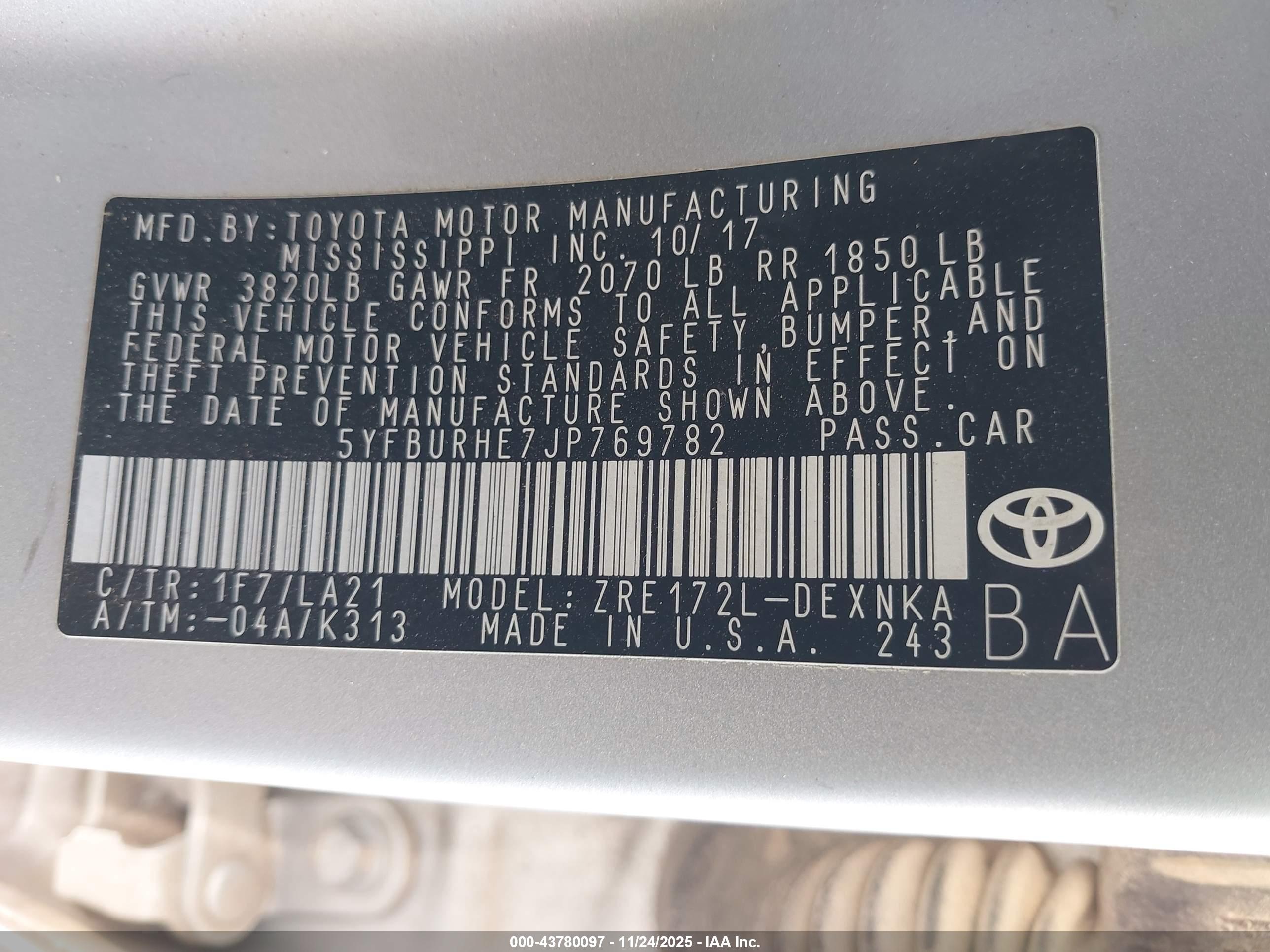 TOYOTA COROLLA image 9