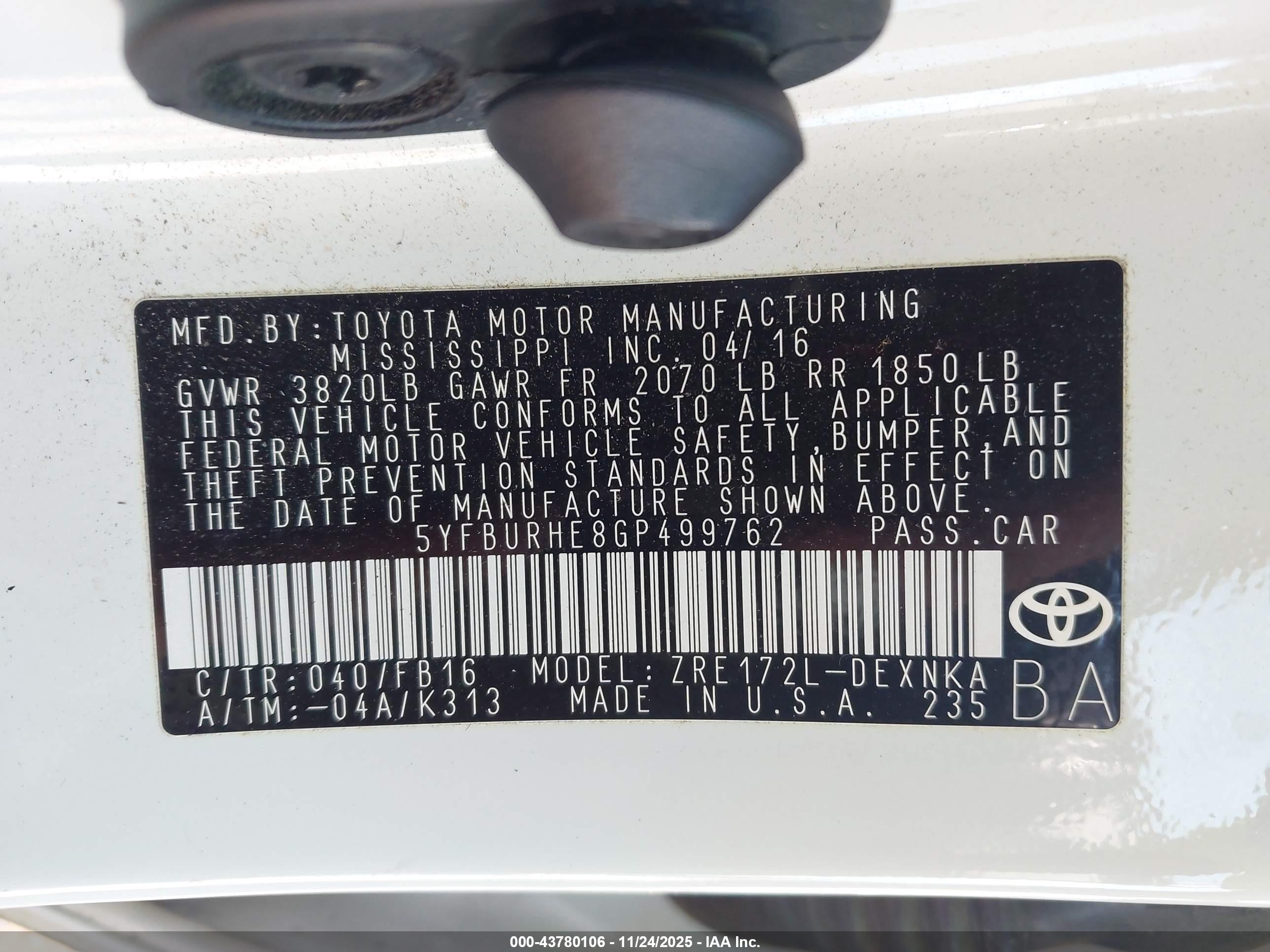 TOYOTA COROLLA image 9
