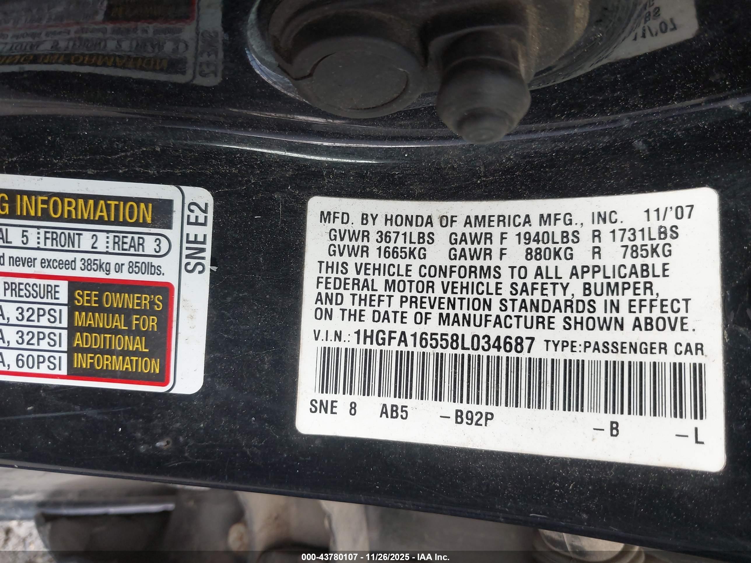 HONDA CIVIC image 9