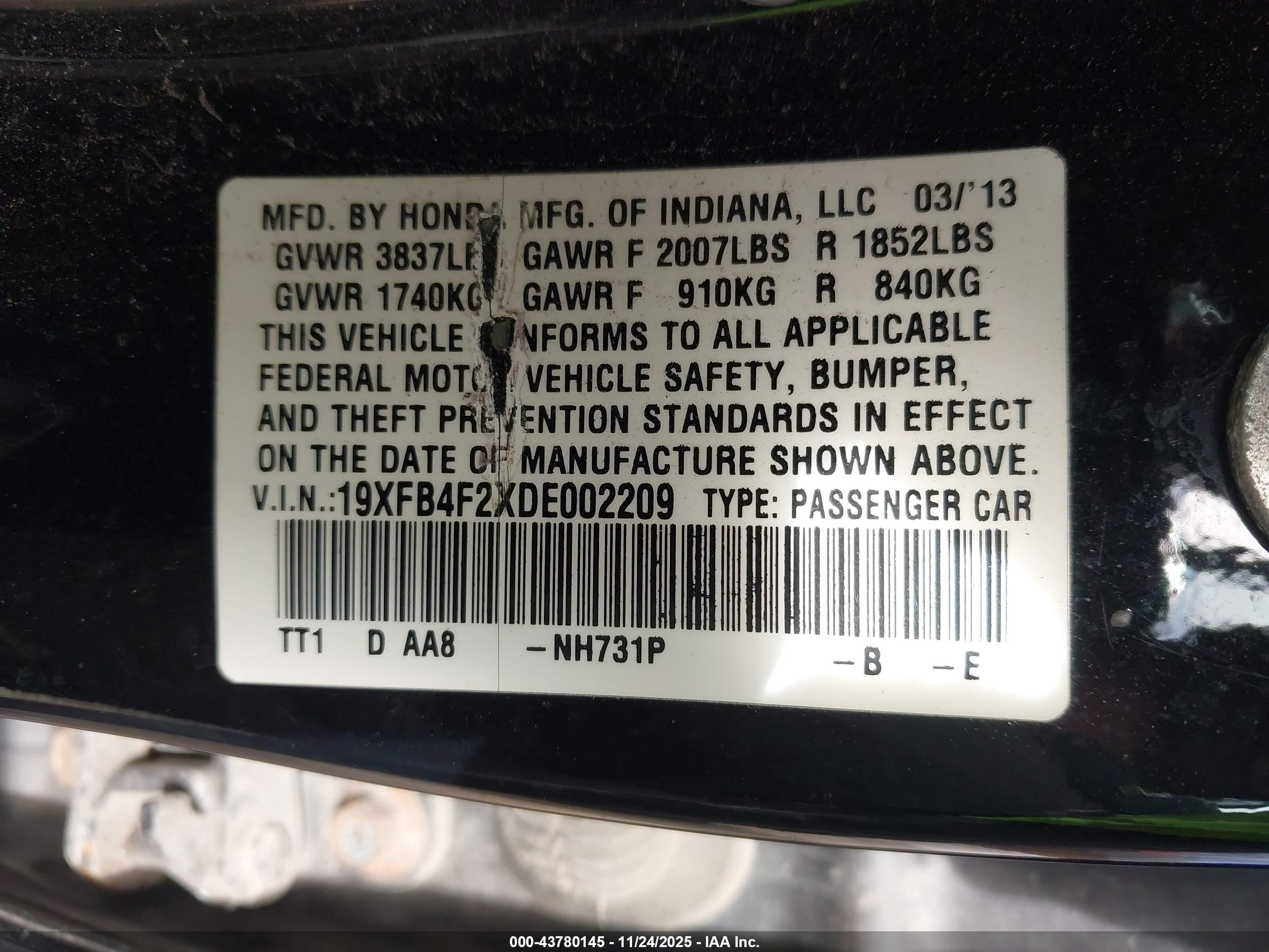 HONDA CIVIC image 9