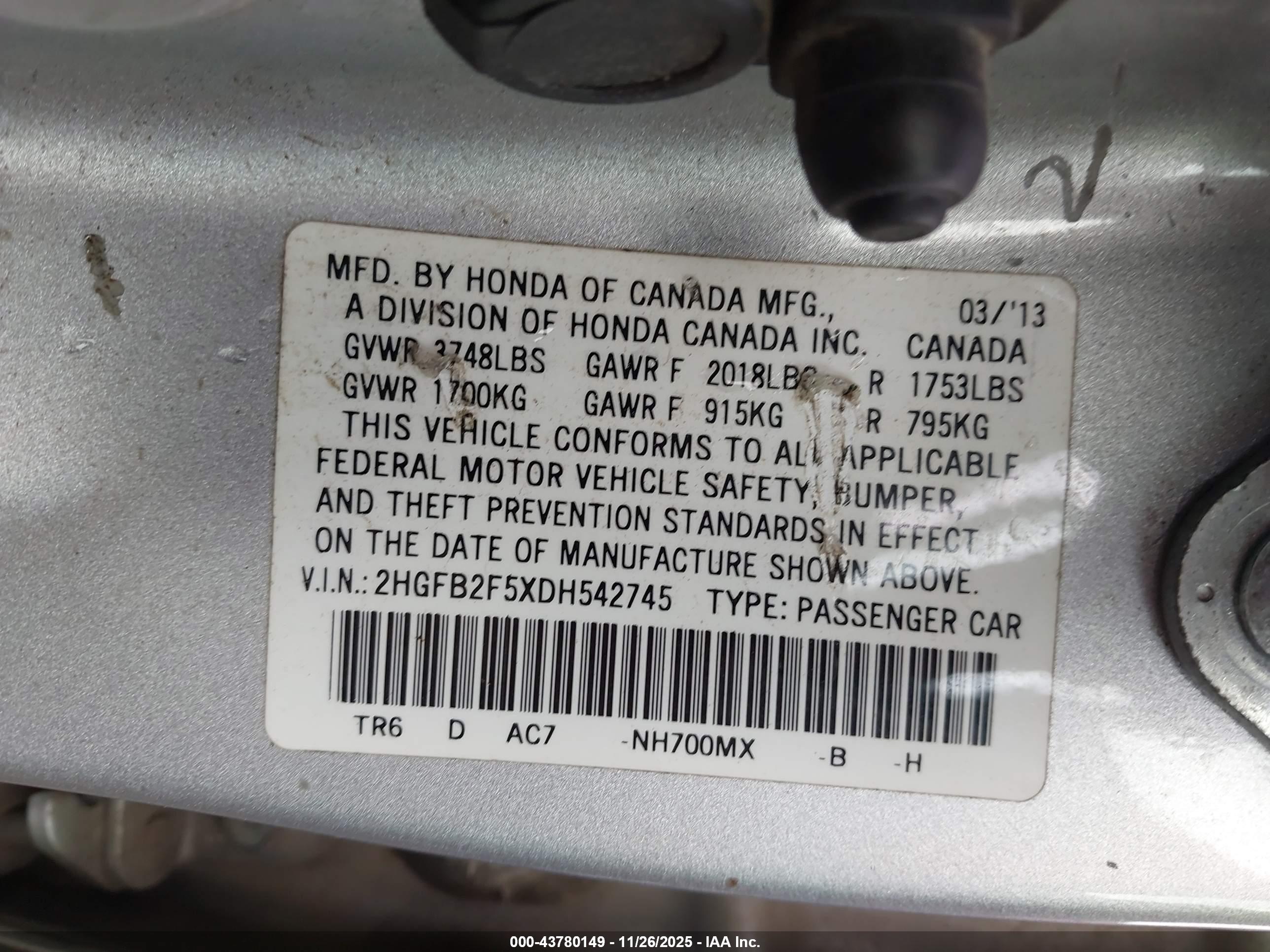 HONDA CIVIC image 9