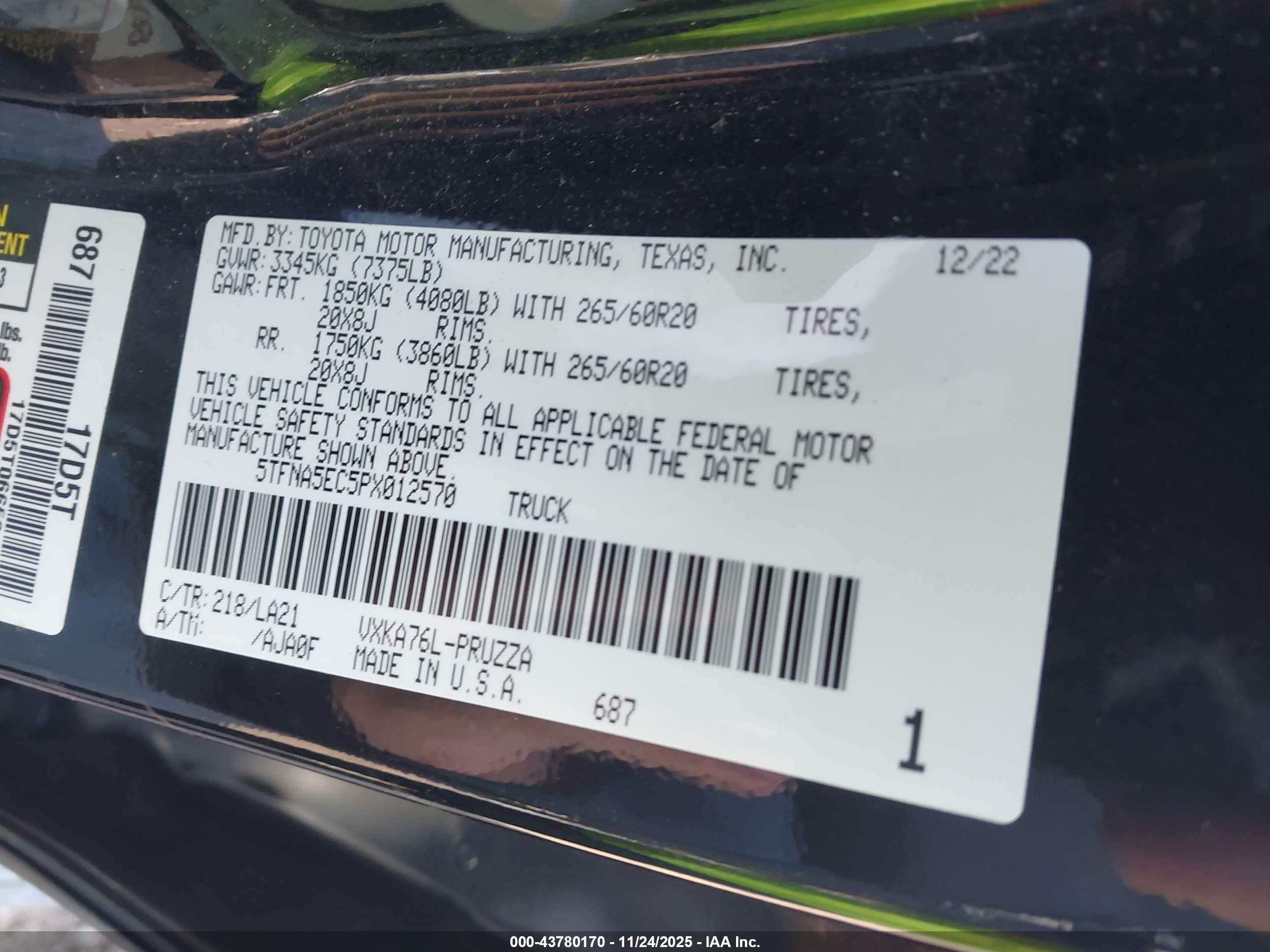 TOYOTA TUNDRA image 9