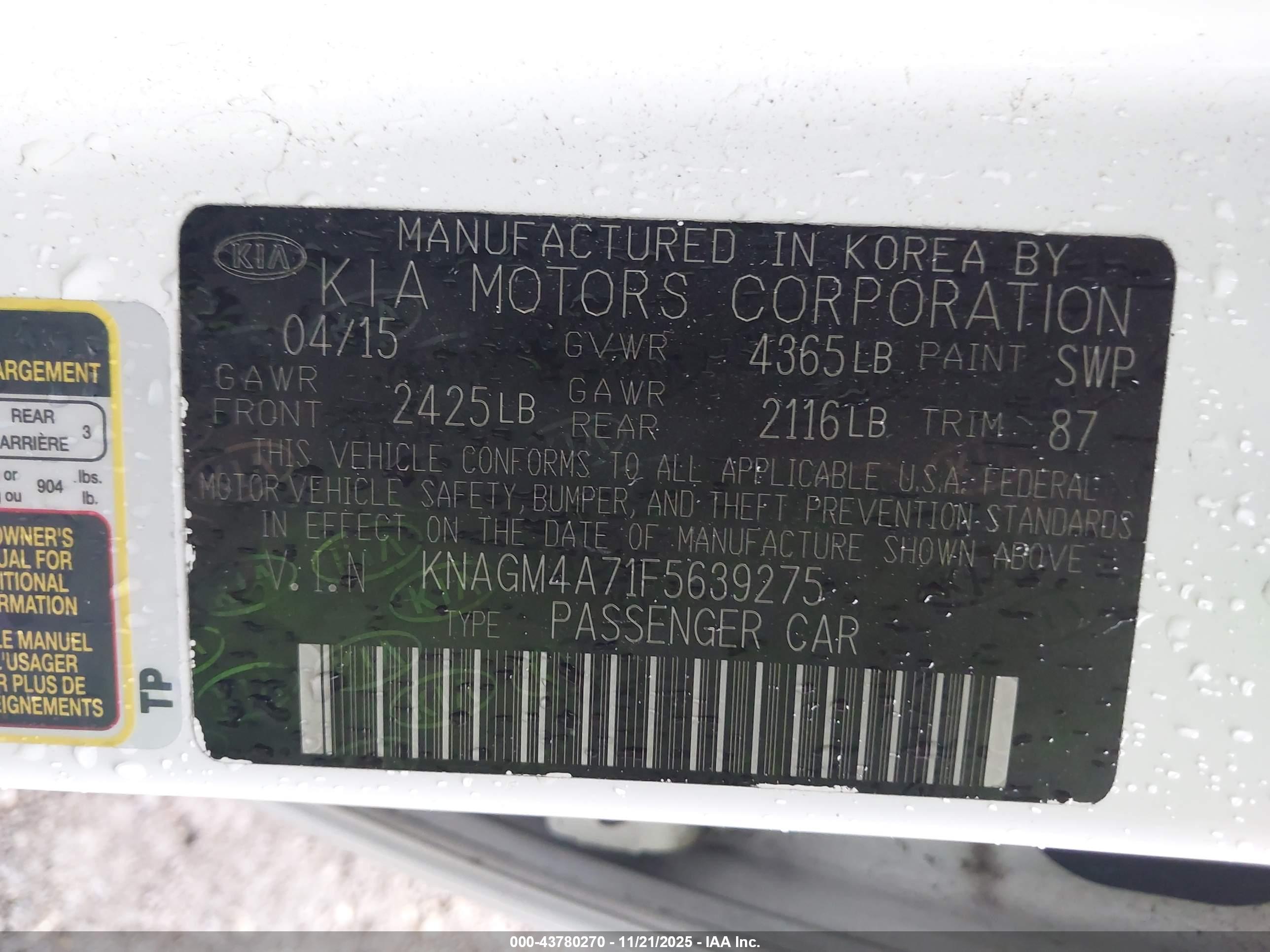 KIA OPTIMA image 9