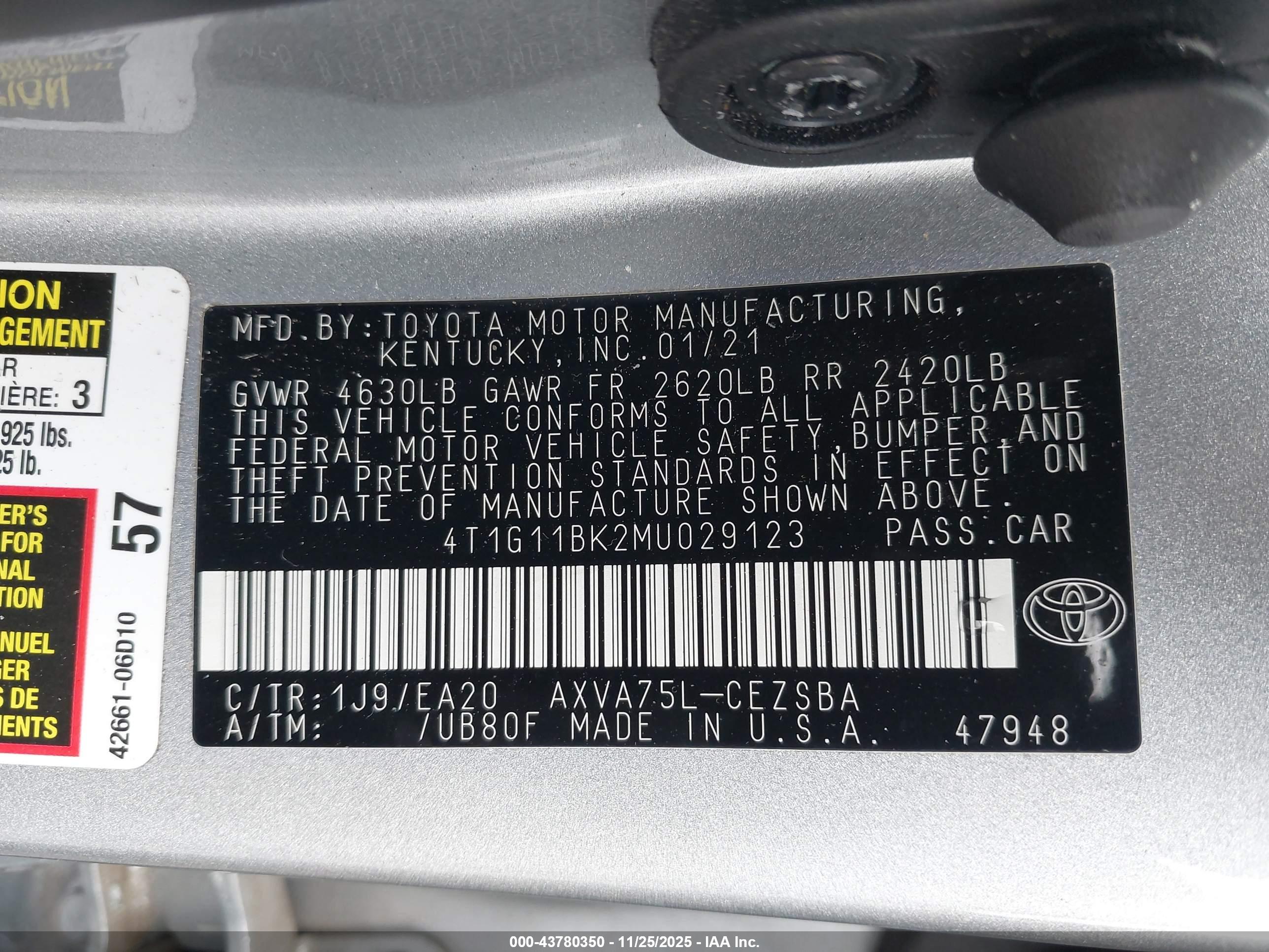 TOYOTA CAMRY image 9