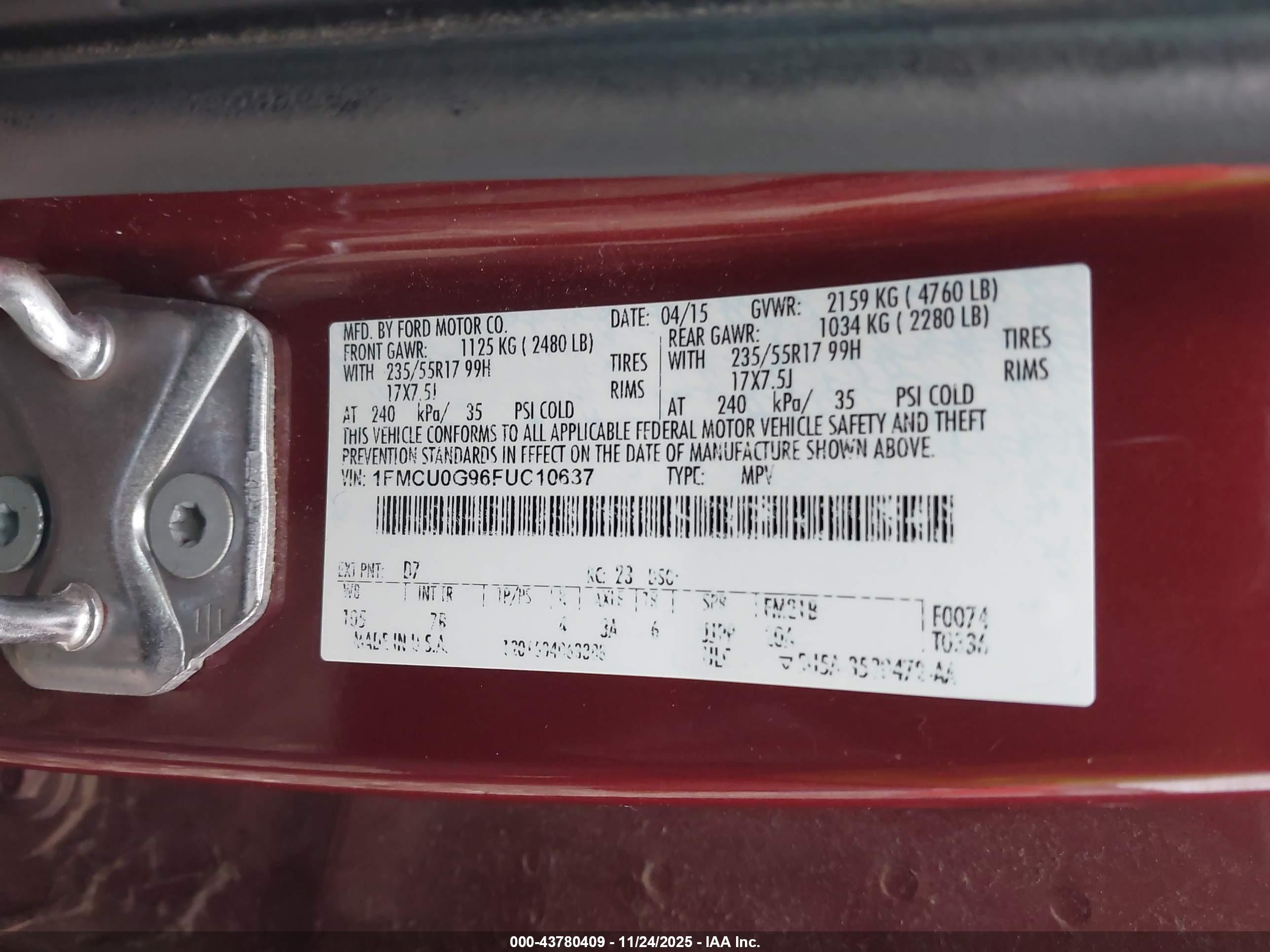 FORD ESCAPE image 9