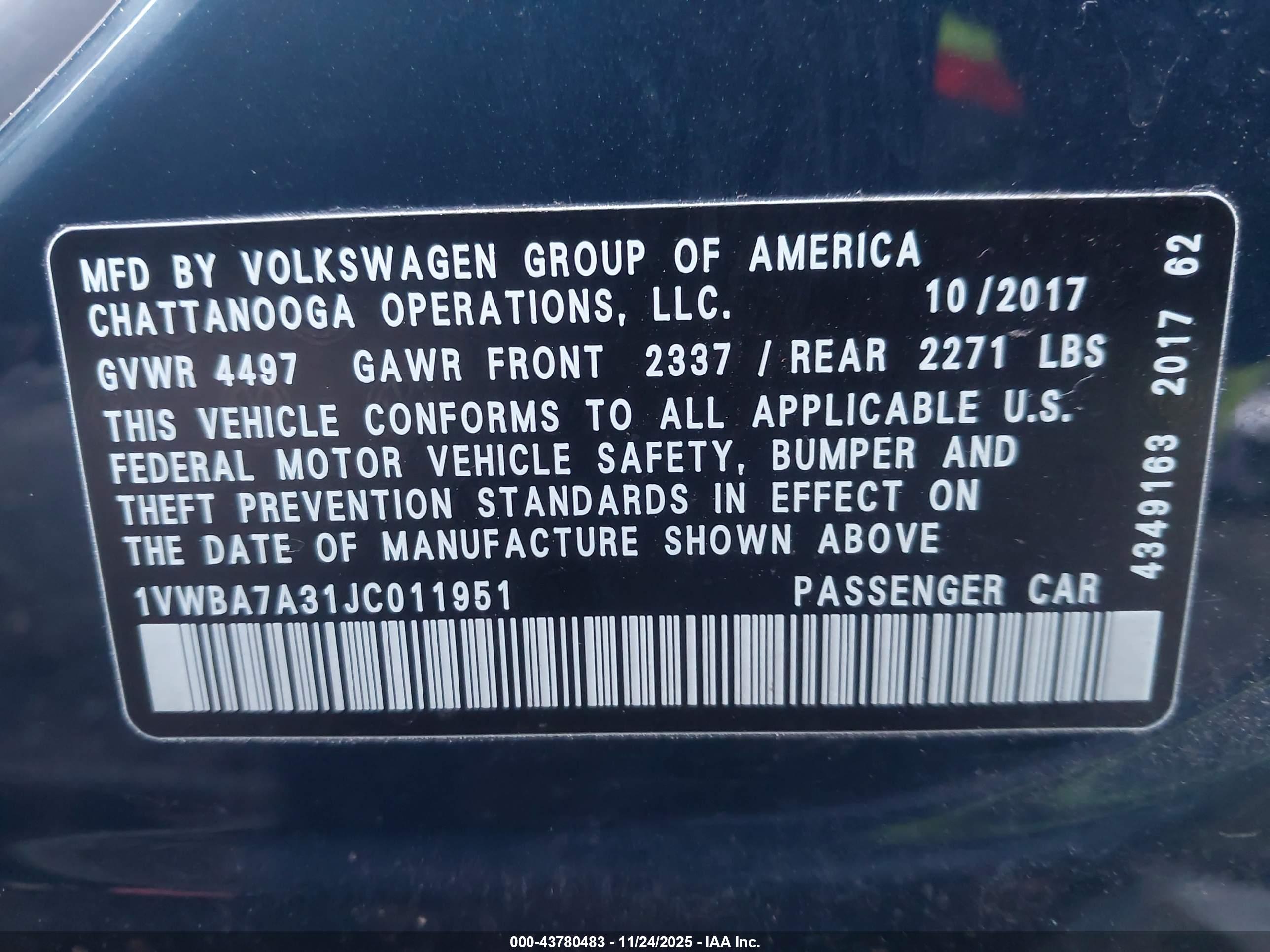 VOLKSWAGEN PASSAT image 9