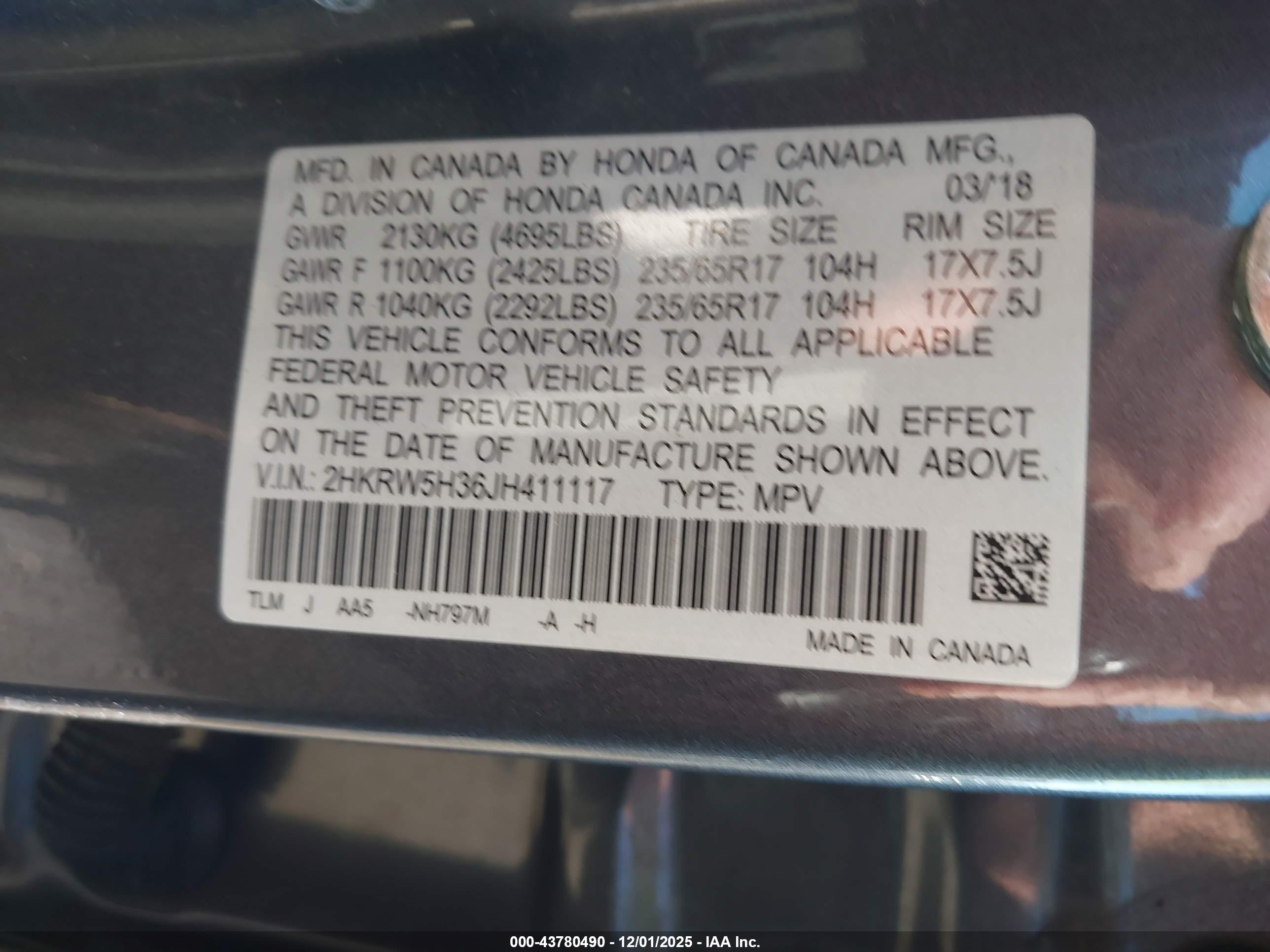HONDA CR-V image 9