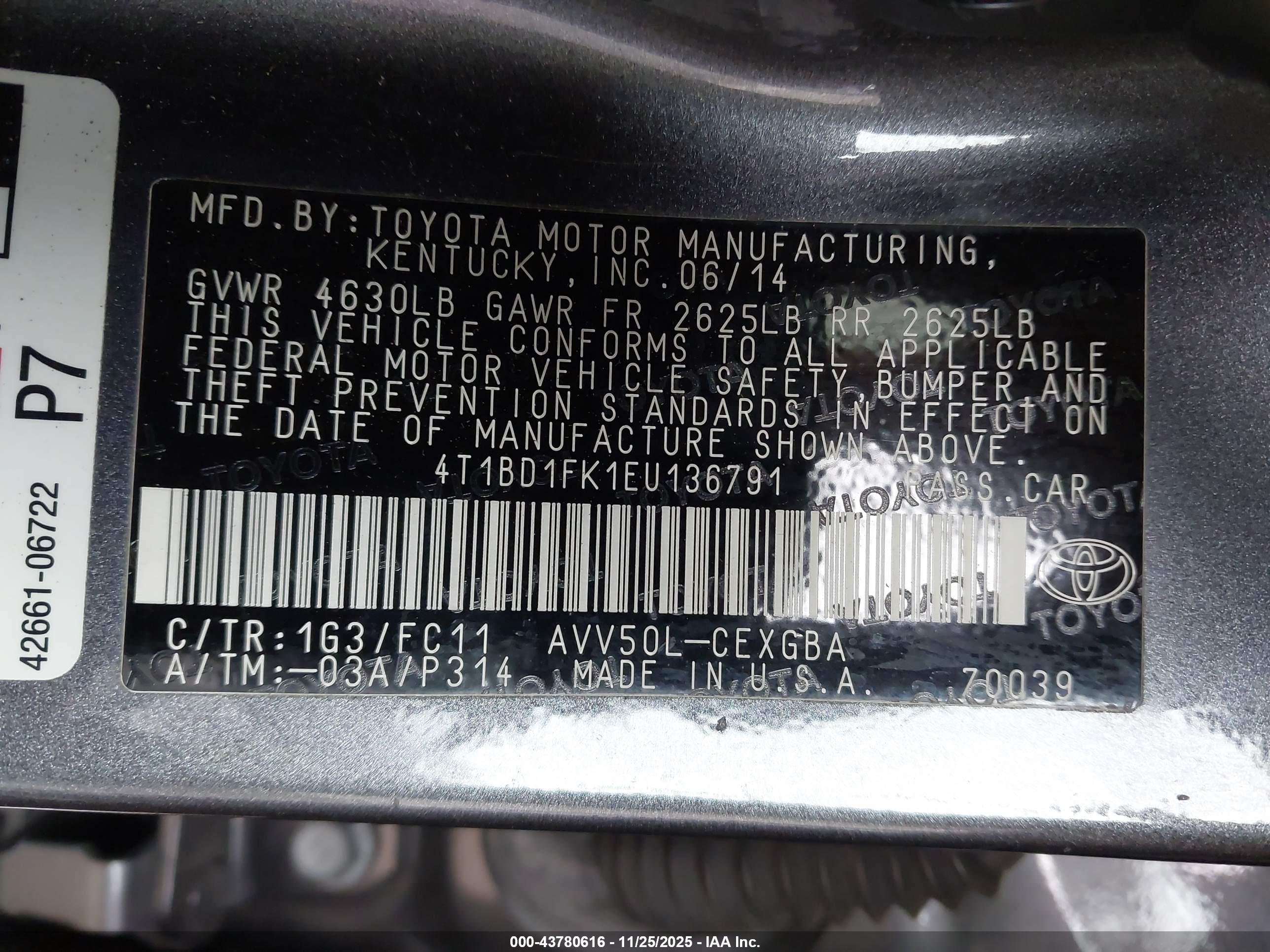 TOYOTA CAMRY image 9