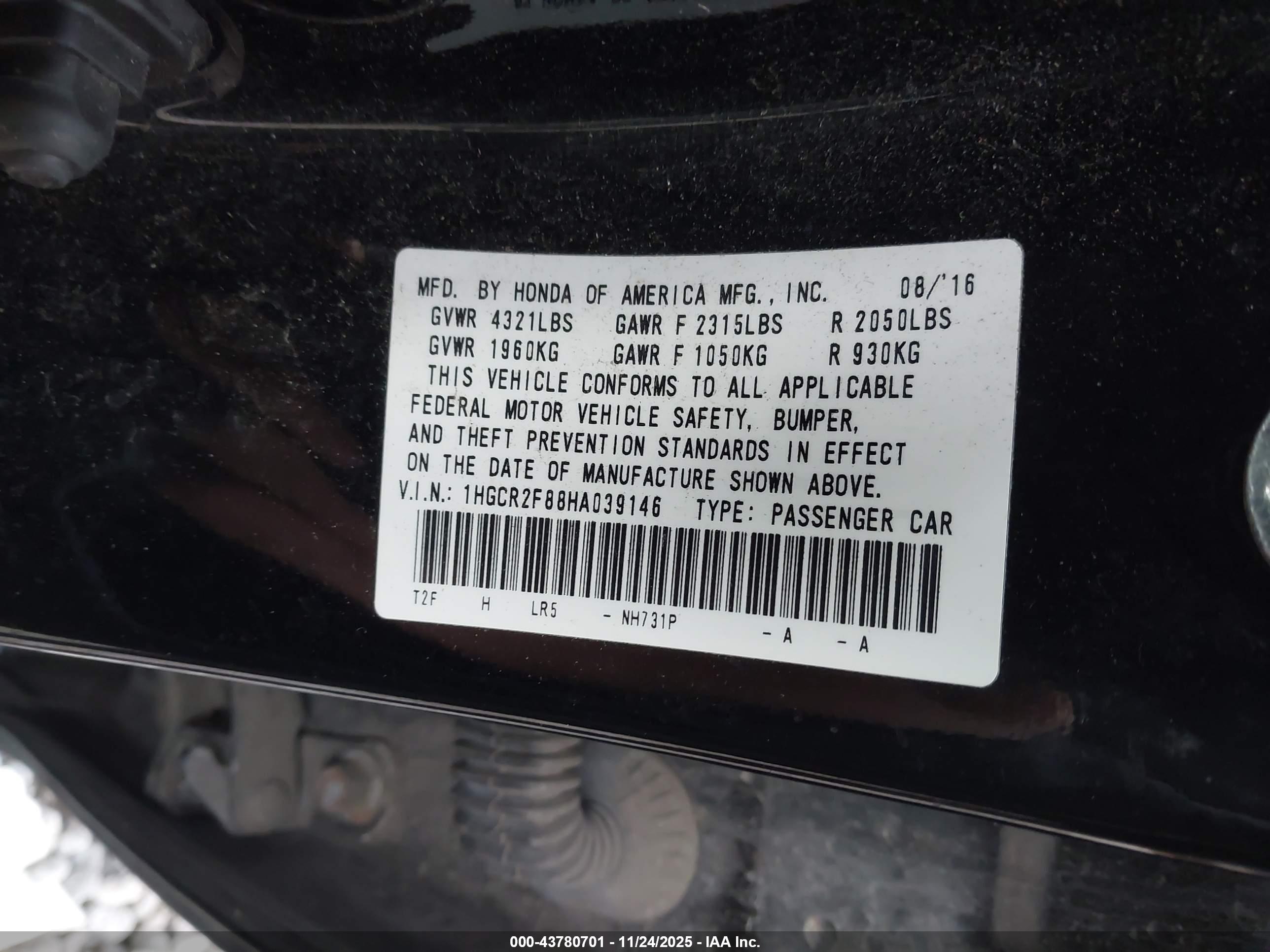 HONDA ACCORD image 9