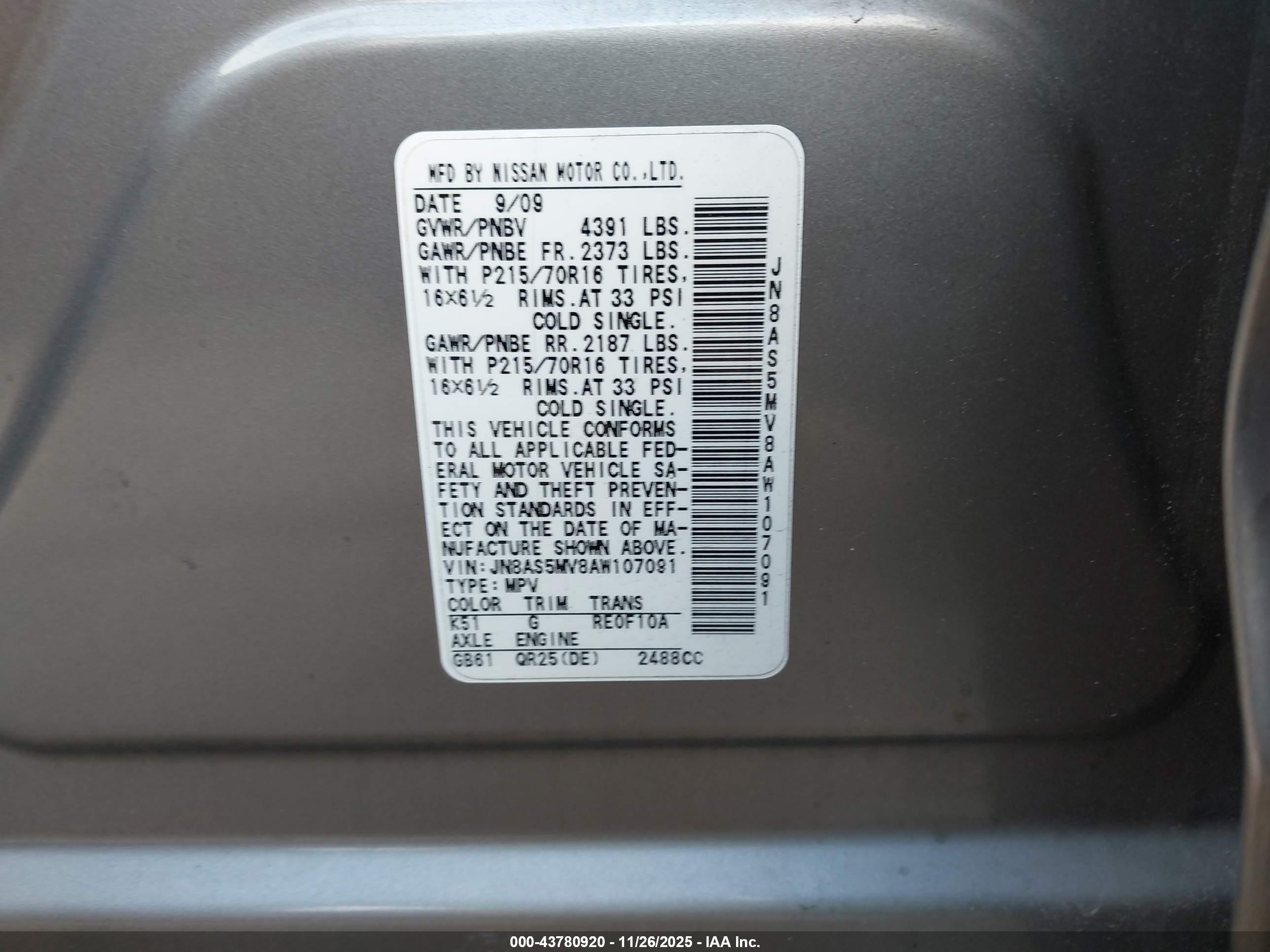 NISSAN ROGUE image 9