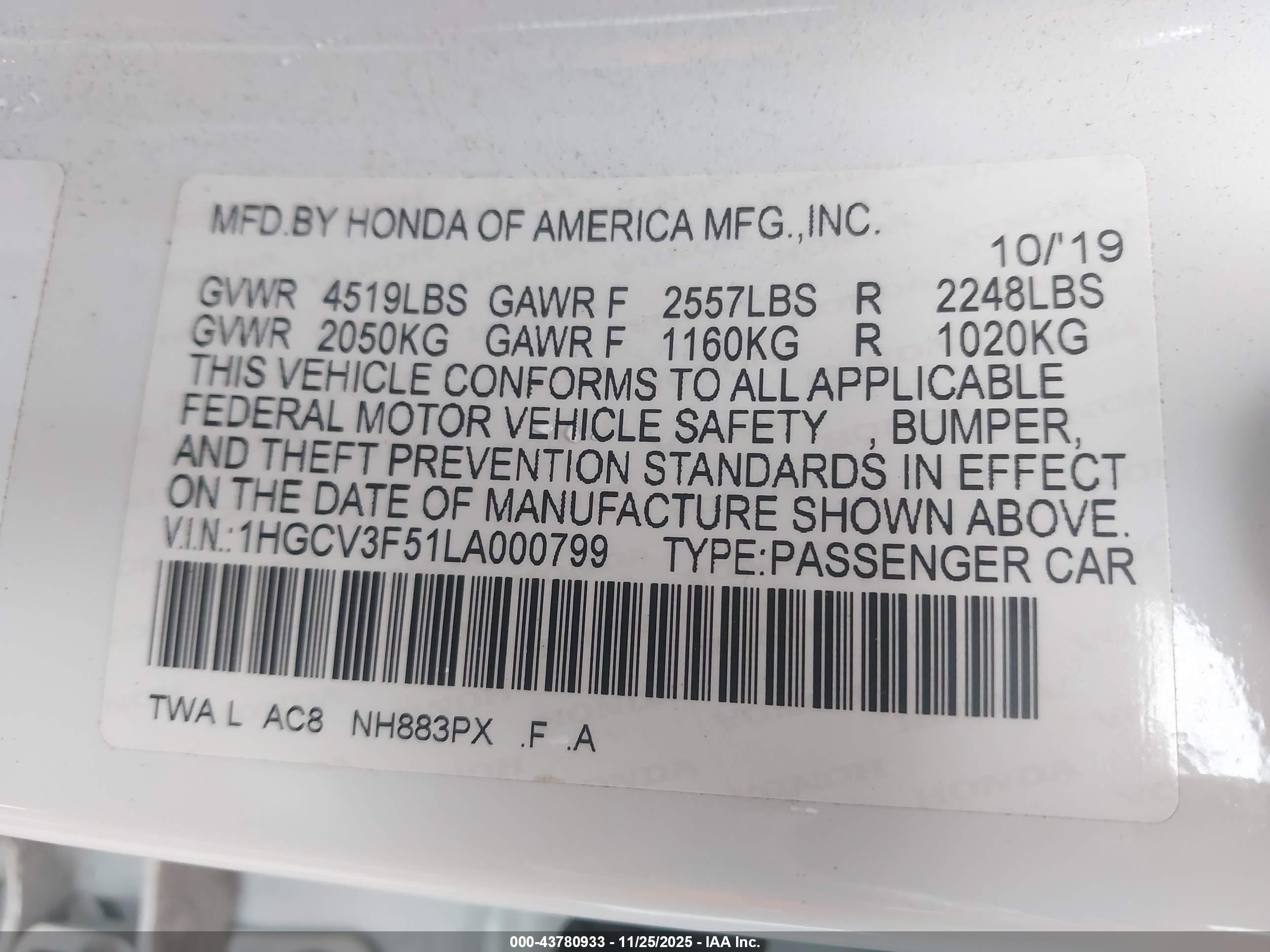 HONDA ACCORD image 9
